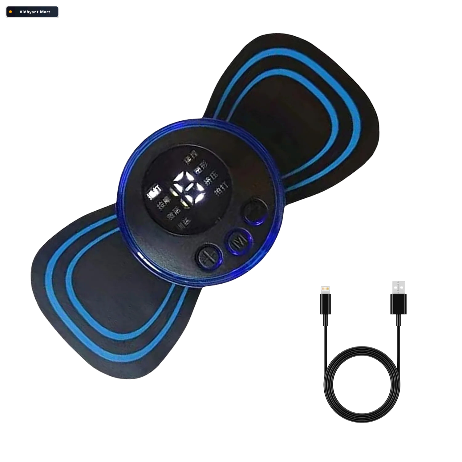 Vidhyant Mart Portable Usb Neck Massager Electric Ems Relief Ind 1