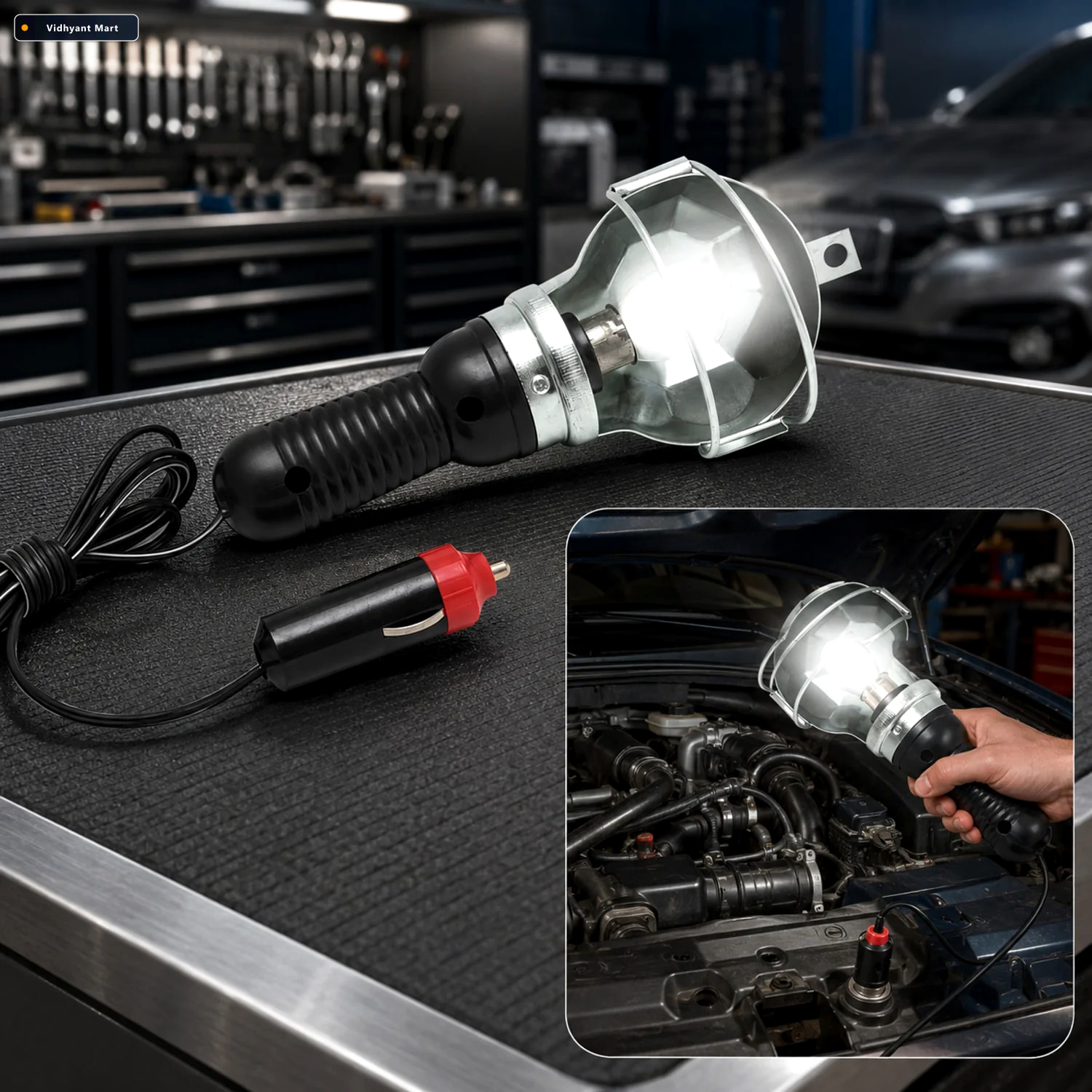 Vidhyant Mart Portable Work Lamp Handheld Led Light For Repairs 1