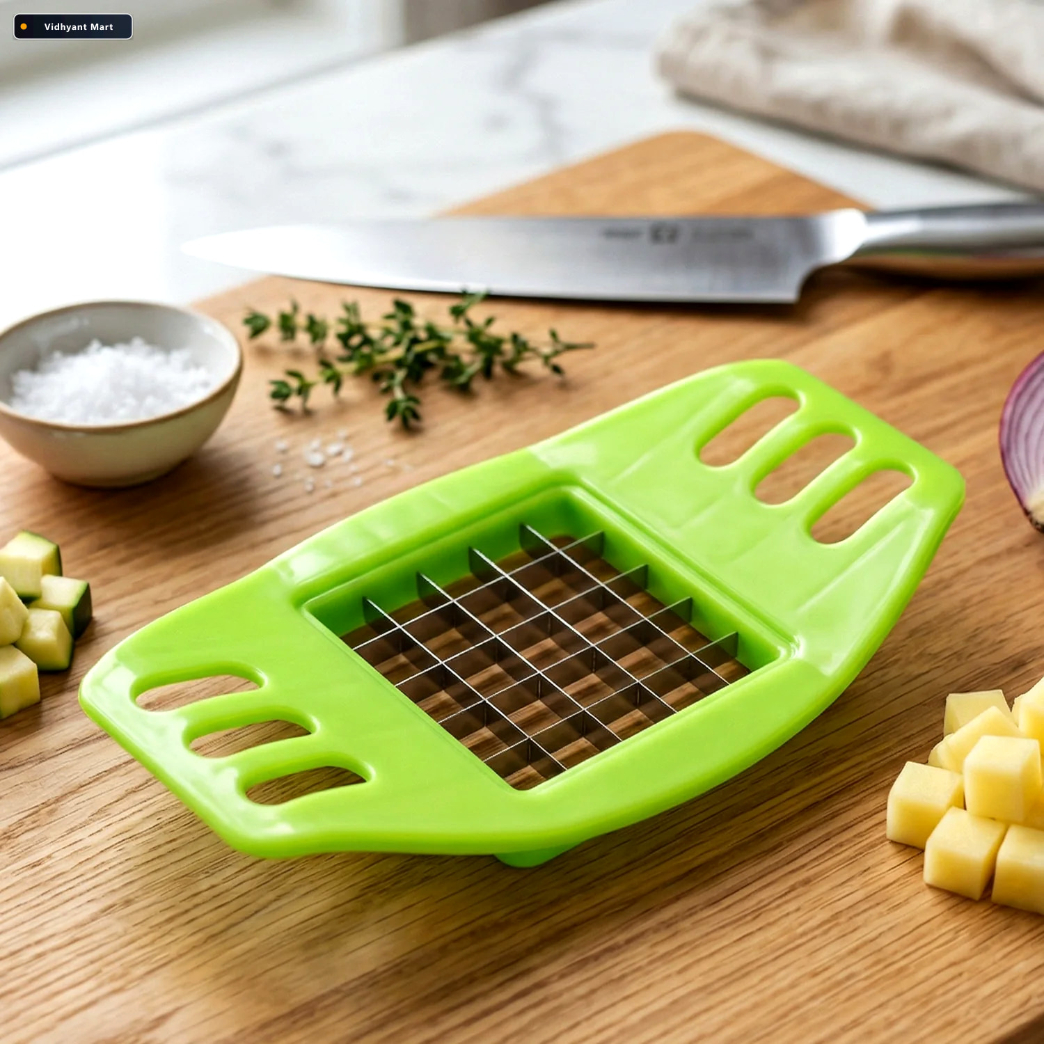 Vidhyant Mart Potato Fries Cutter Stainless Steel Blades For Eas 1