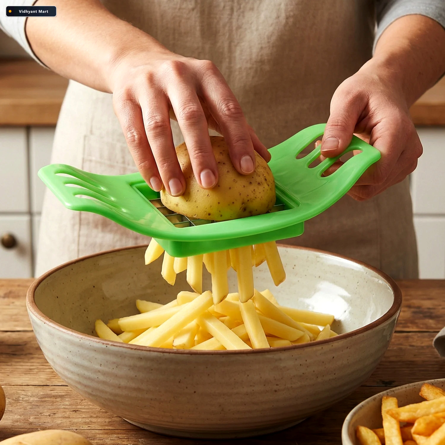 Vidhyant Mart Potato Fries Cutter Stainless Steel Blades For Eas 2