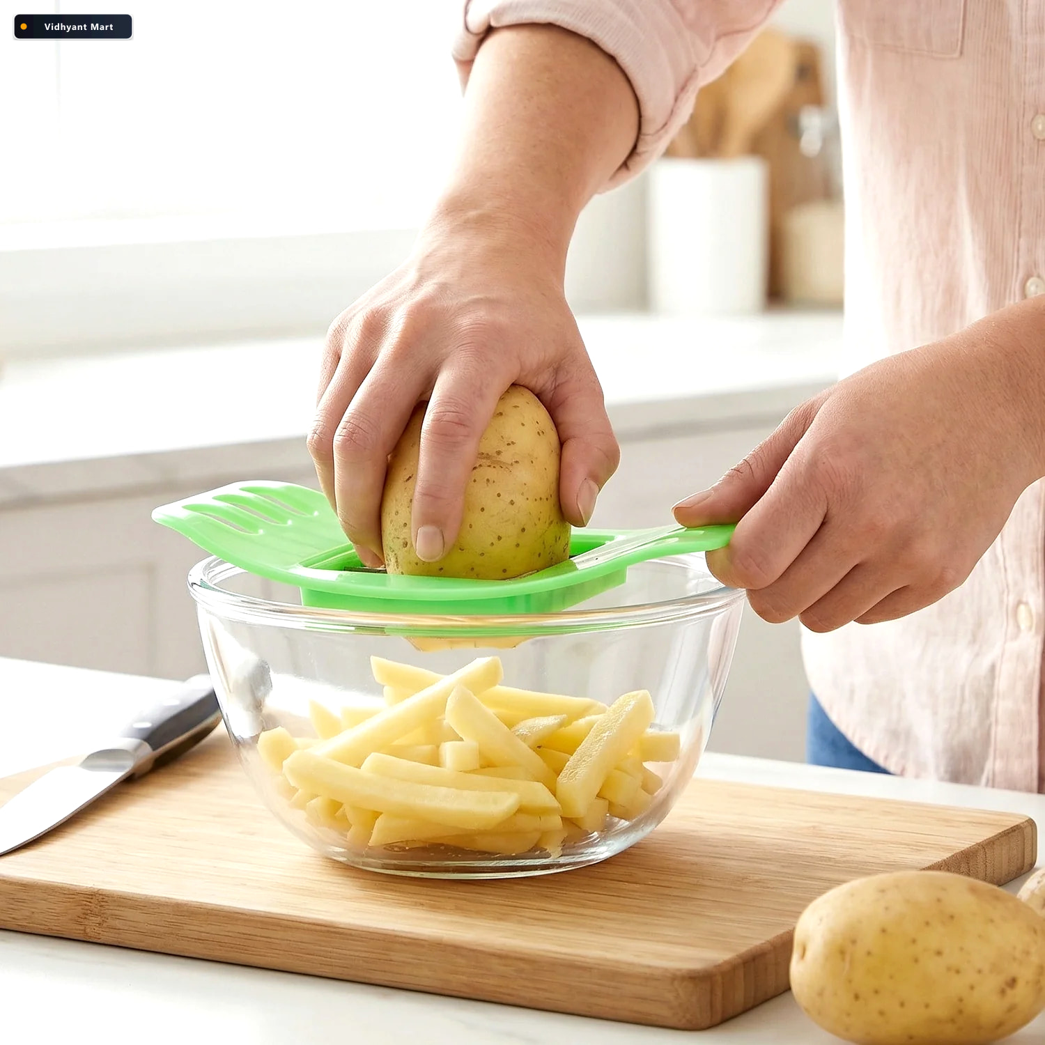 Vidhyant Mart Potato Fries Cutter Stainless Steel Blades For Eas 3