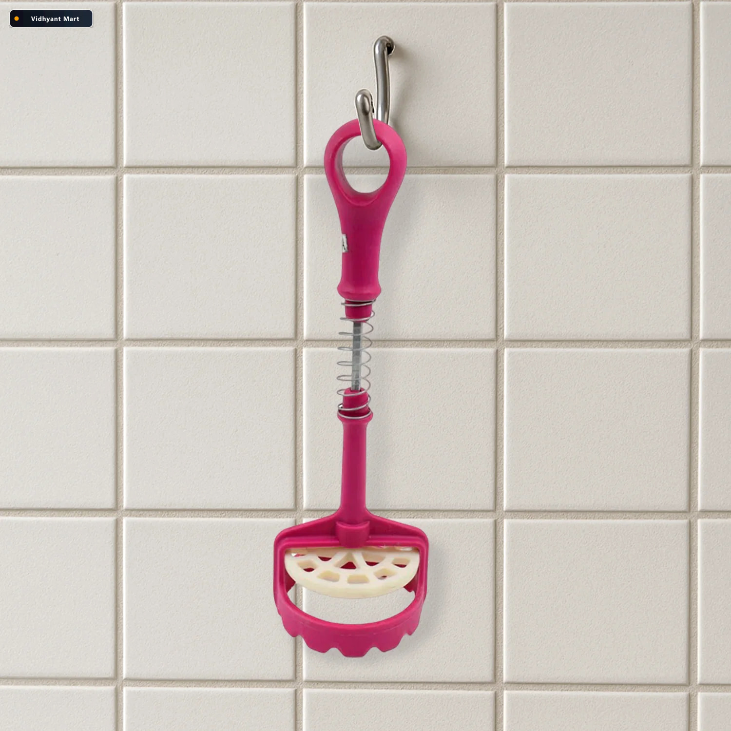 Vidhyant Mart Potato Masher Ergonomic Durable Stainless Steel Ki 3