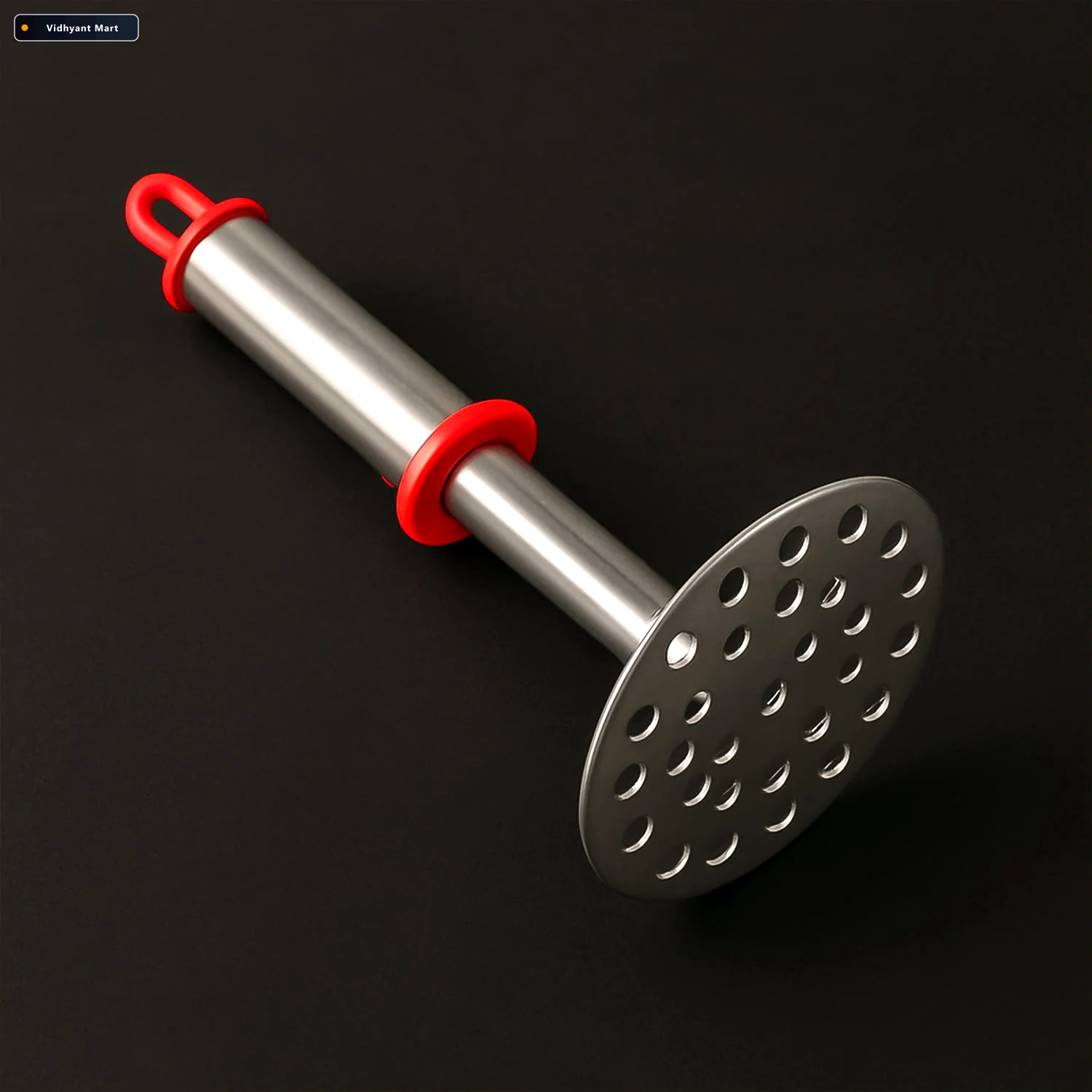 Vidhyant Mart Potato Masher Stainless Steel With Ergonomic Handl 2