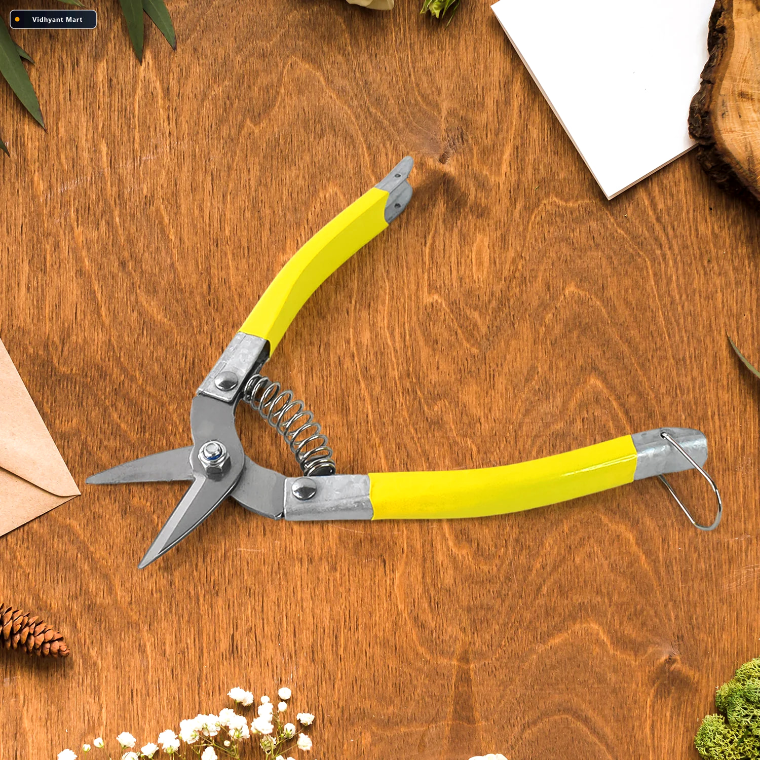 Vidhyant Mart Precision Micro Garden Snip Sharp Small Pruning Sc 4
