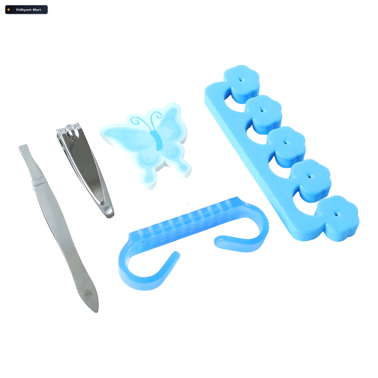 Vidhyant Mart Premium 5 In 1 Manicure Pedicure Kit Complete Nail 4