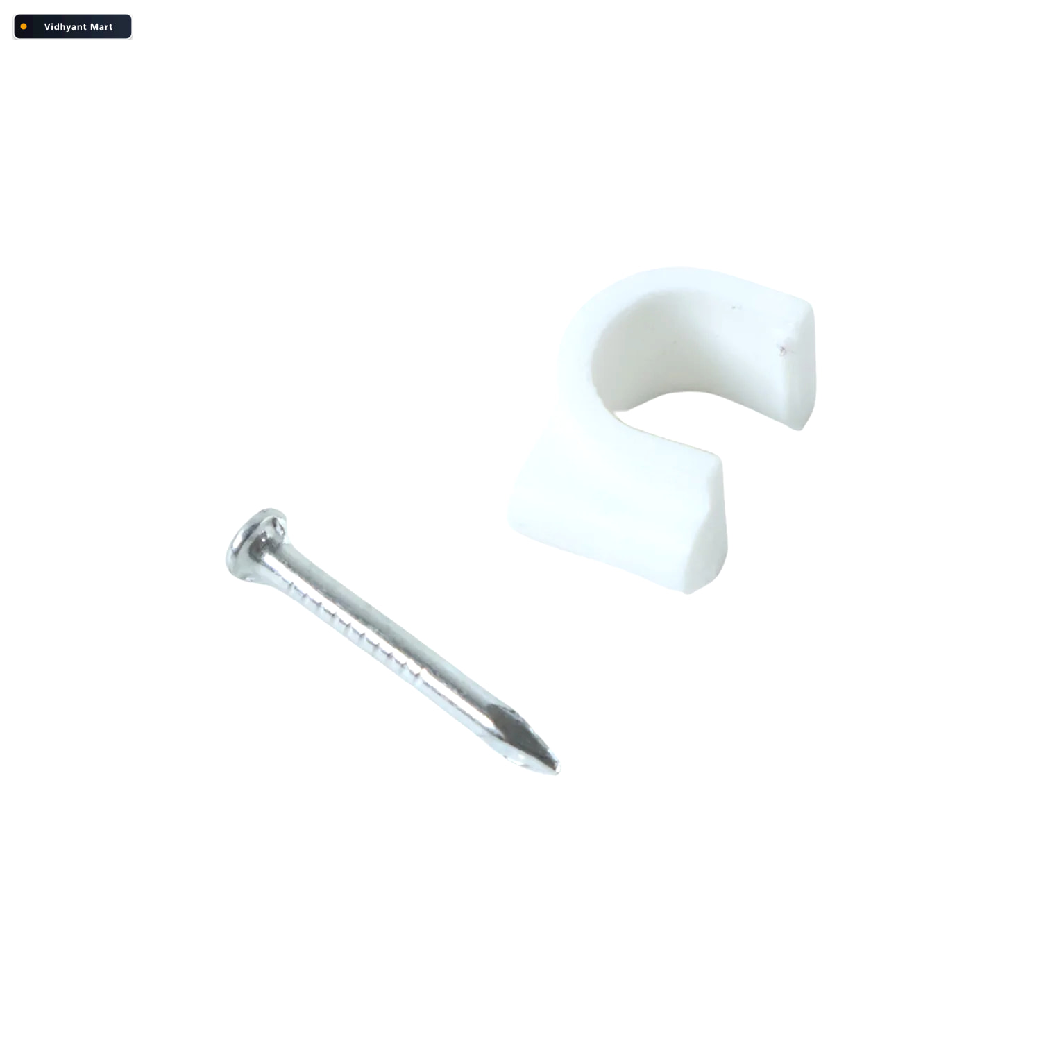 Vidhyant Mart Premium 6mm Cable Management Nail Clips Easy Wire 4
