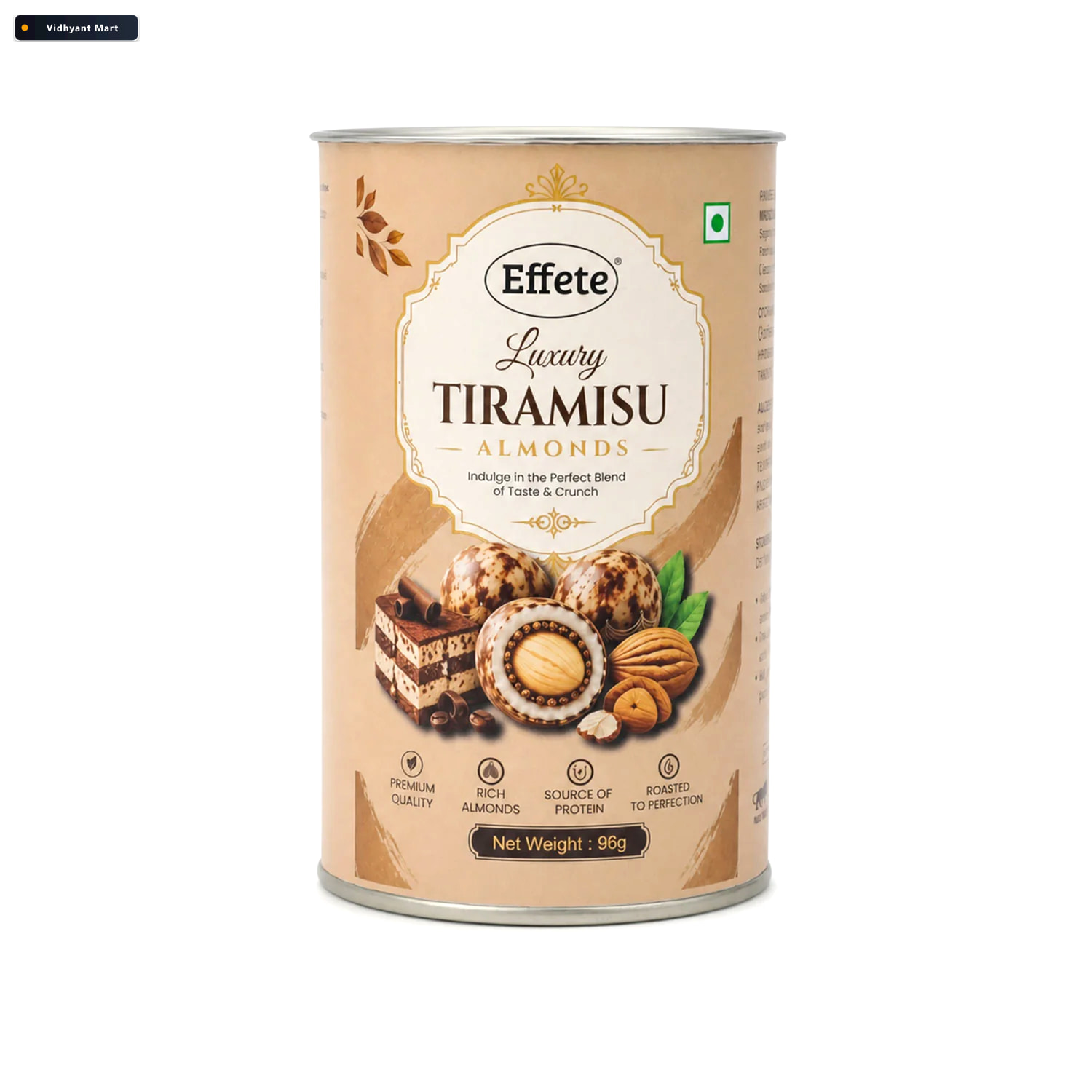 Vidhyant Mart Premium Effete Luxury Tiramisu Almonds Chocolate 9 5