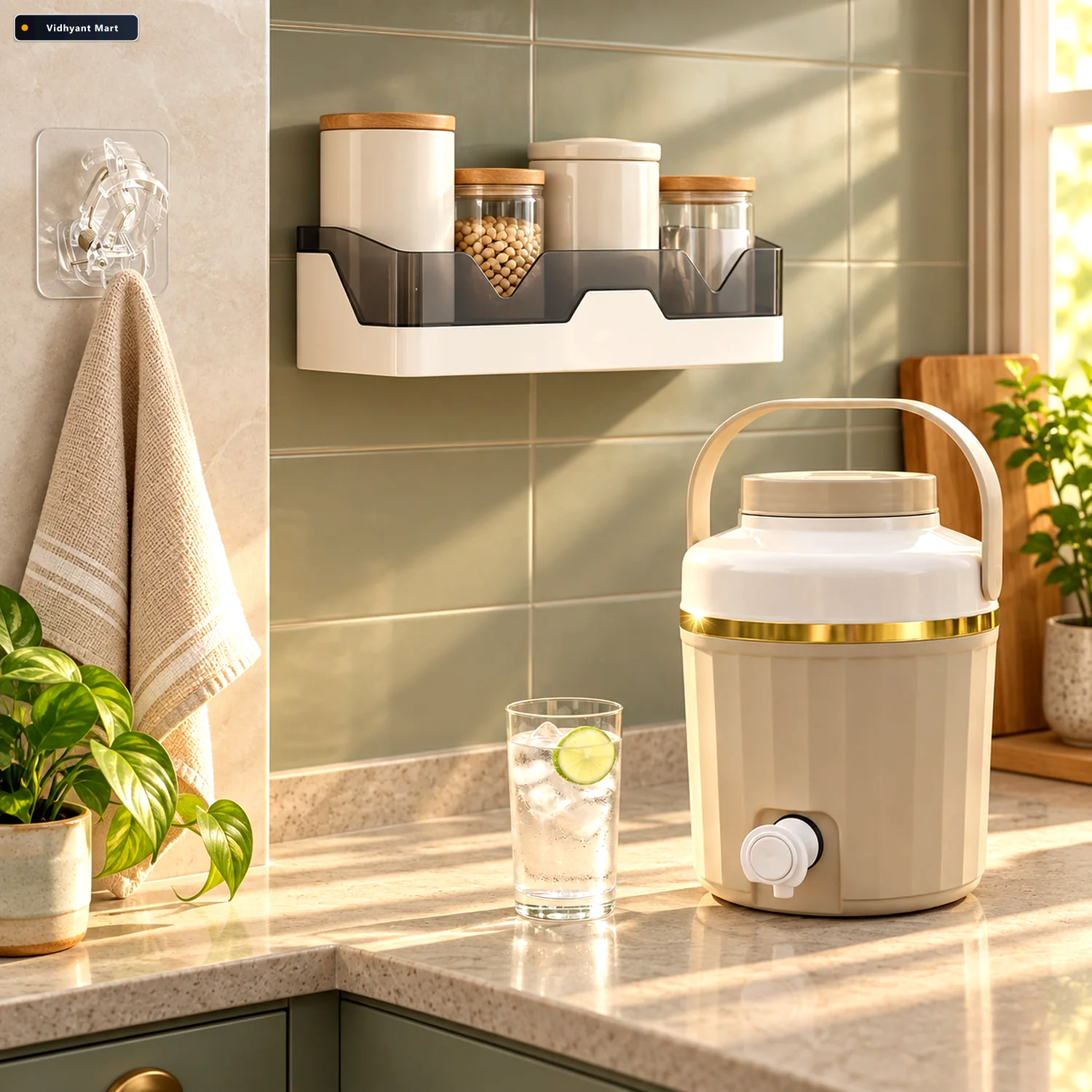 Vidhyant Mart Premium Kitchen Home Organizer Combo Water Dispens 4