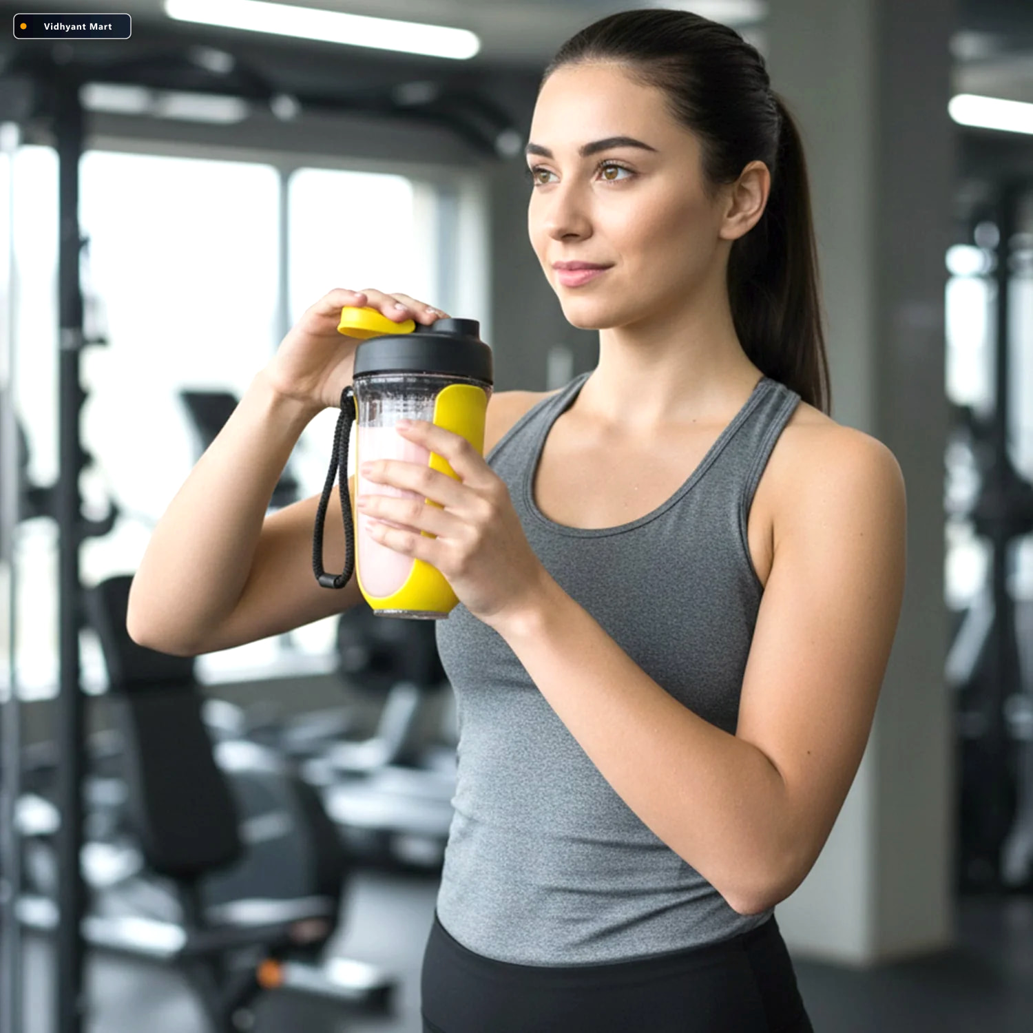 Vidhyant Mart Prexo Fit Fusion Shaker Bottle Leak Proof 700ml Fo 3