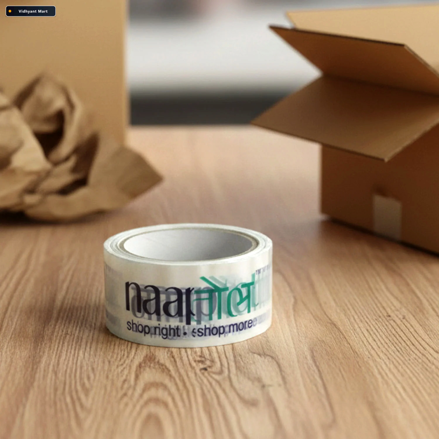 Vidhyant Mart Printed Packaging Tape Heavy Duty Sealing For E Co 2