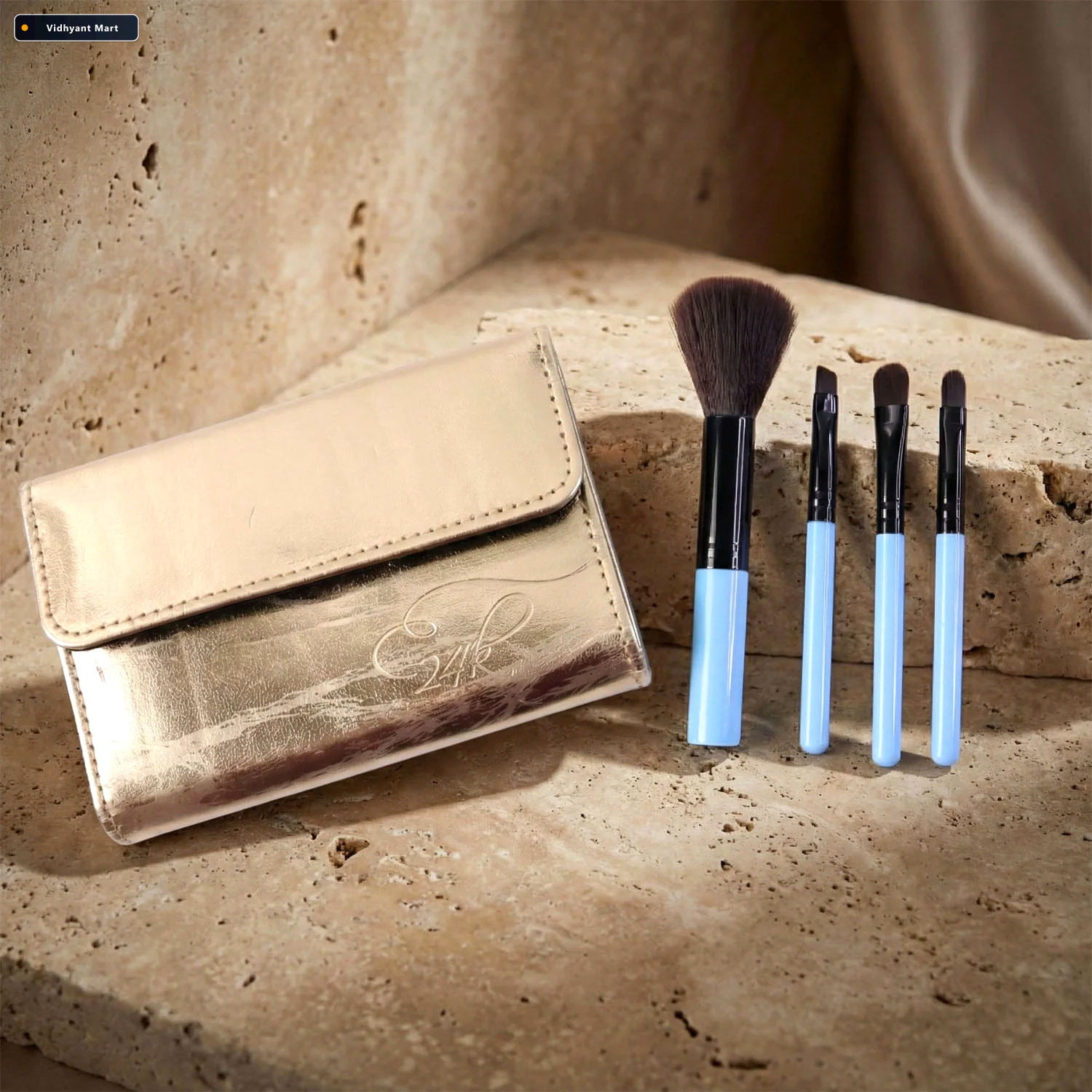 Vidhyant Mart Professional Makeup Brush Set 4 In 1 For Face Eyes 2