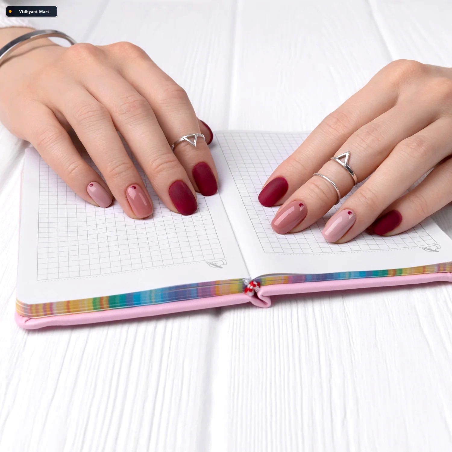 Vidhyant Mart Professional Nail File Double Sided 2 Pc Set 9 Cm 3