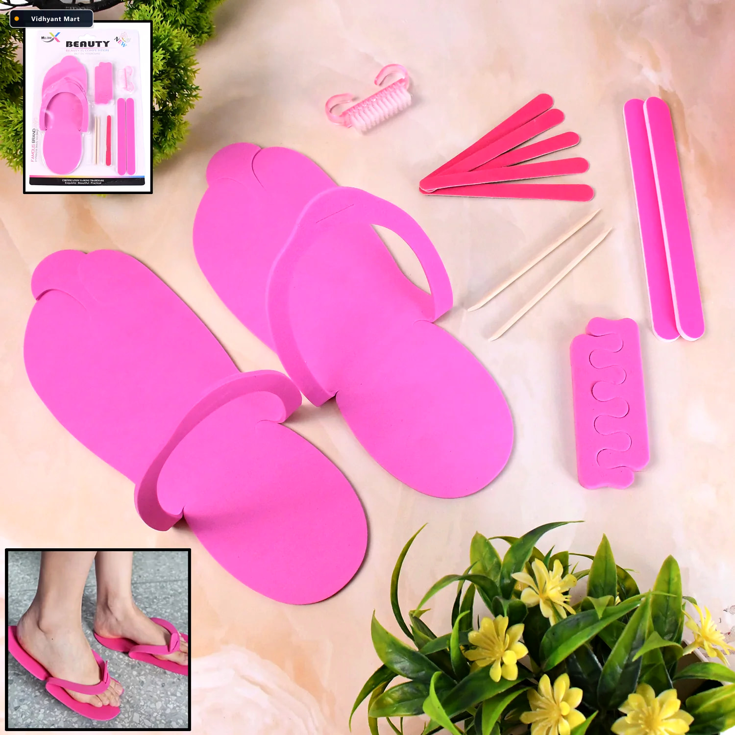 Vidhyant Mart Professional Pedicure Kit 13 Pc Foot Care Set Velv 1