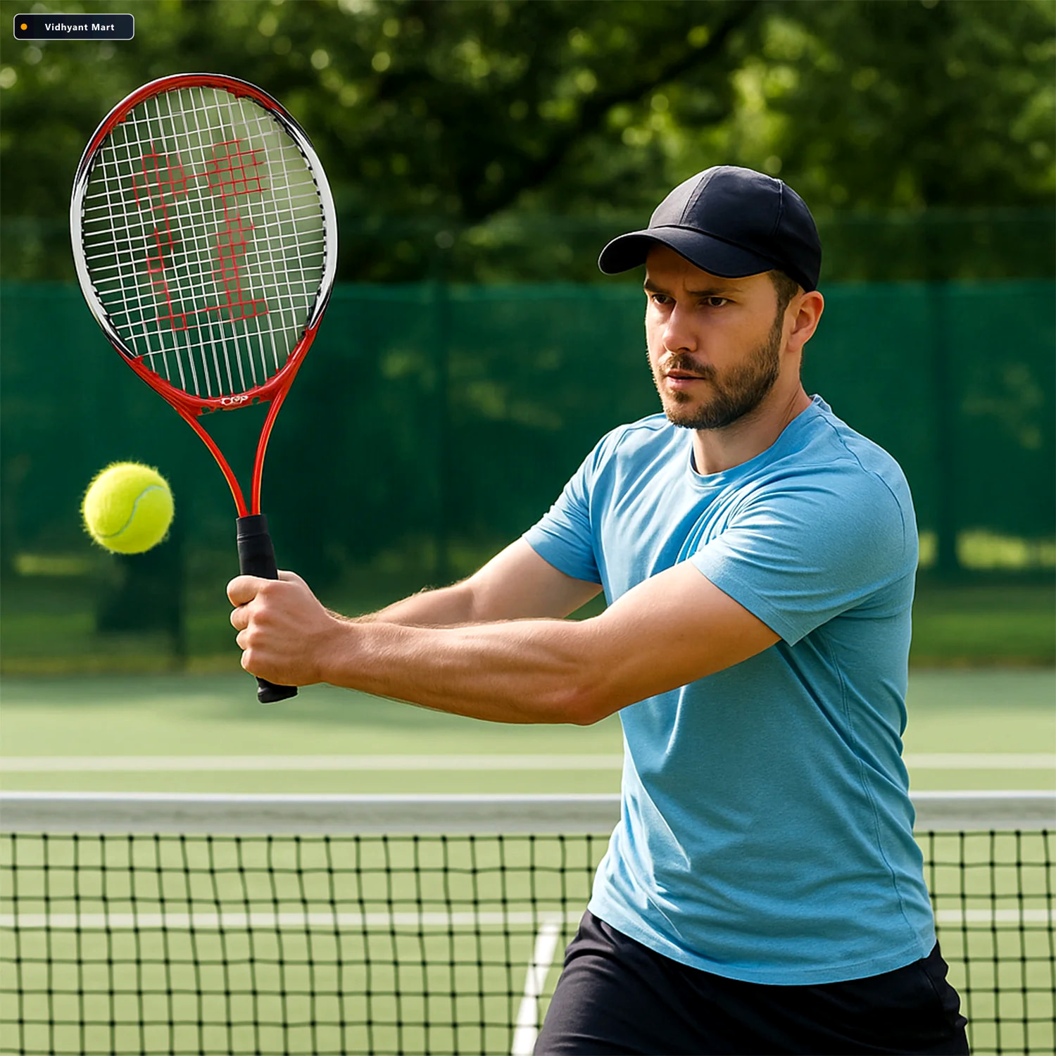 Vidhyant Mart Professional Tennis Racket Lightweight Aluminum Fr 1
