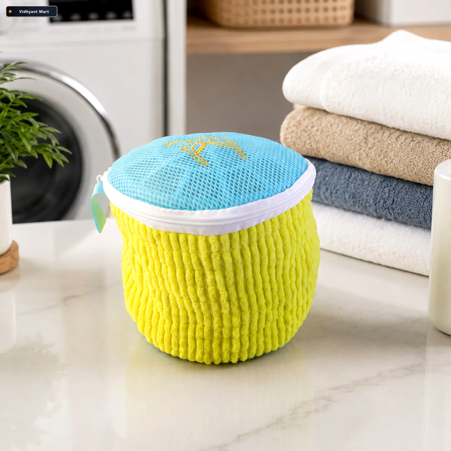 Vidhyant Mart Protective Mesh Underwear Laundry Wash Bag With Zi 3