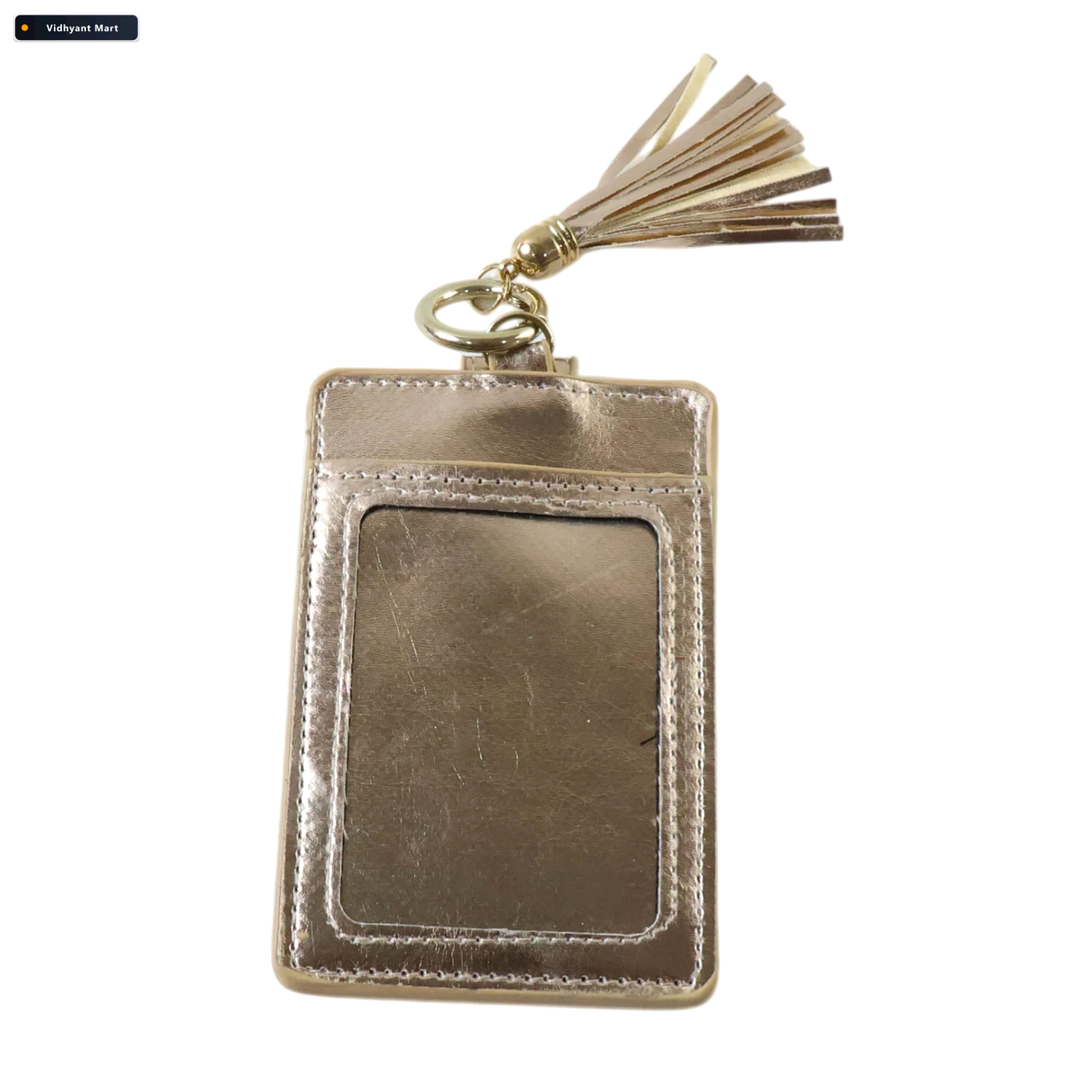 Vidhyant Mart Pu Leather Card Holder Wallet Compact Secure With 3
