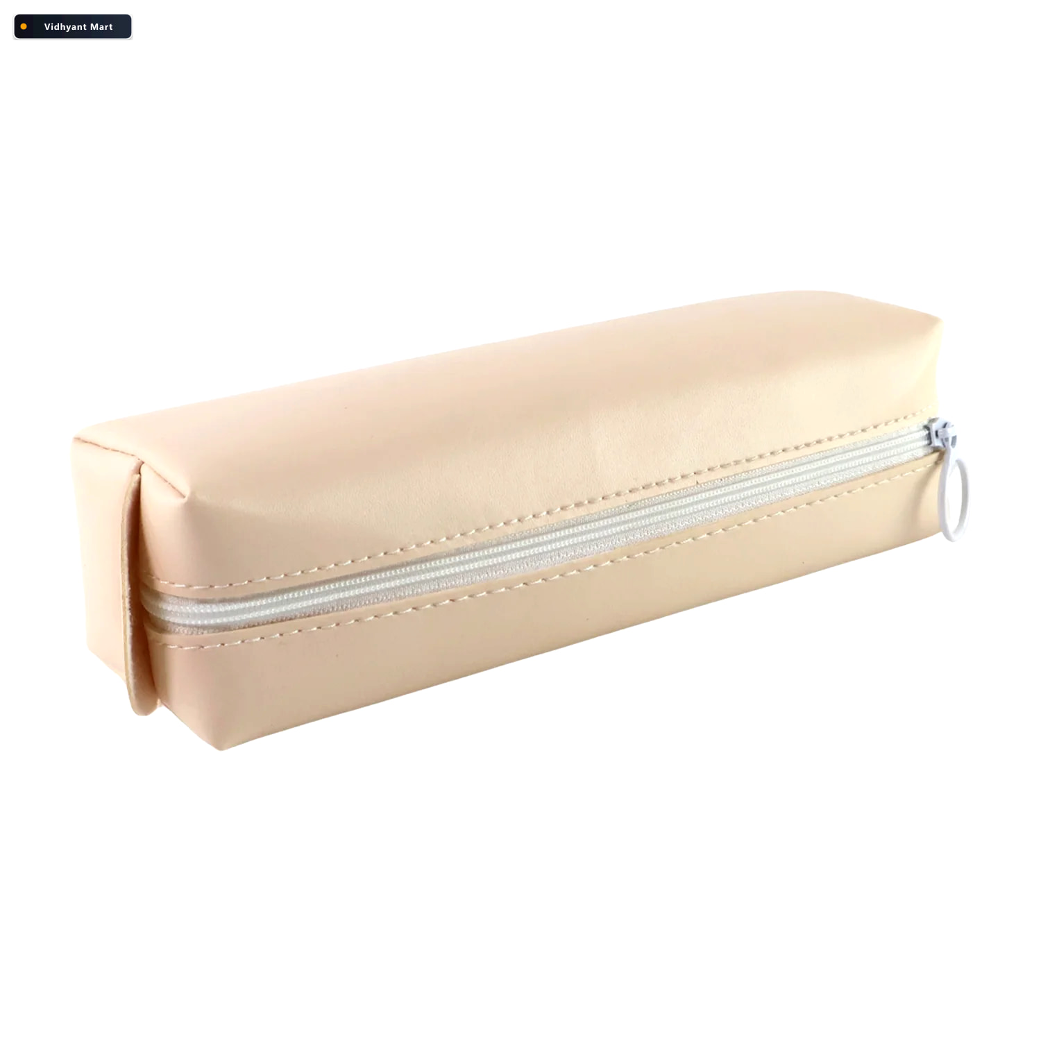 Vidhyant Mart Pu Leather Pencil Pouch Slim Soft Zippered Station 3