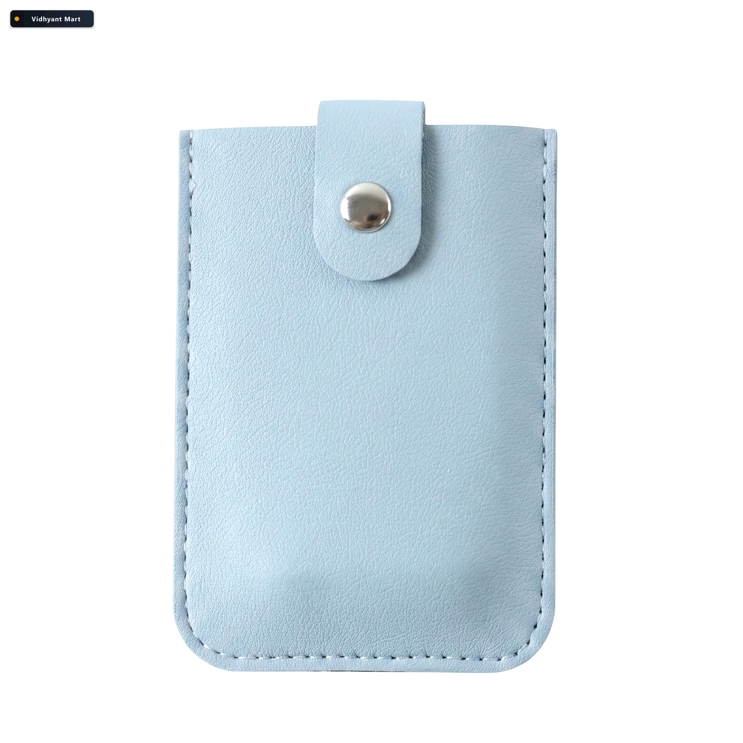 Vidhyant Mart Pu Leather Snap Button Pull Out Card Holder Wallet 4