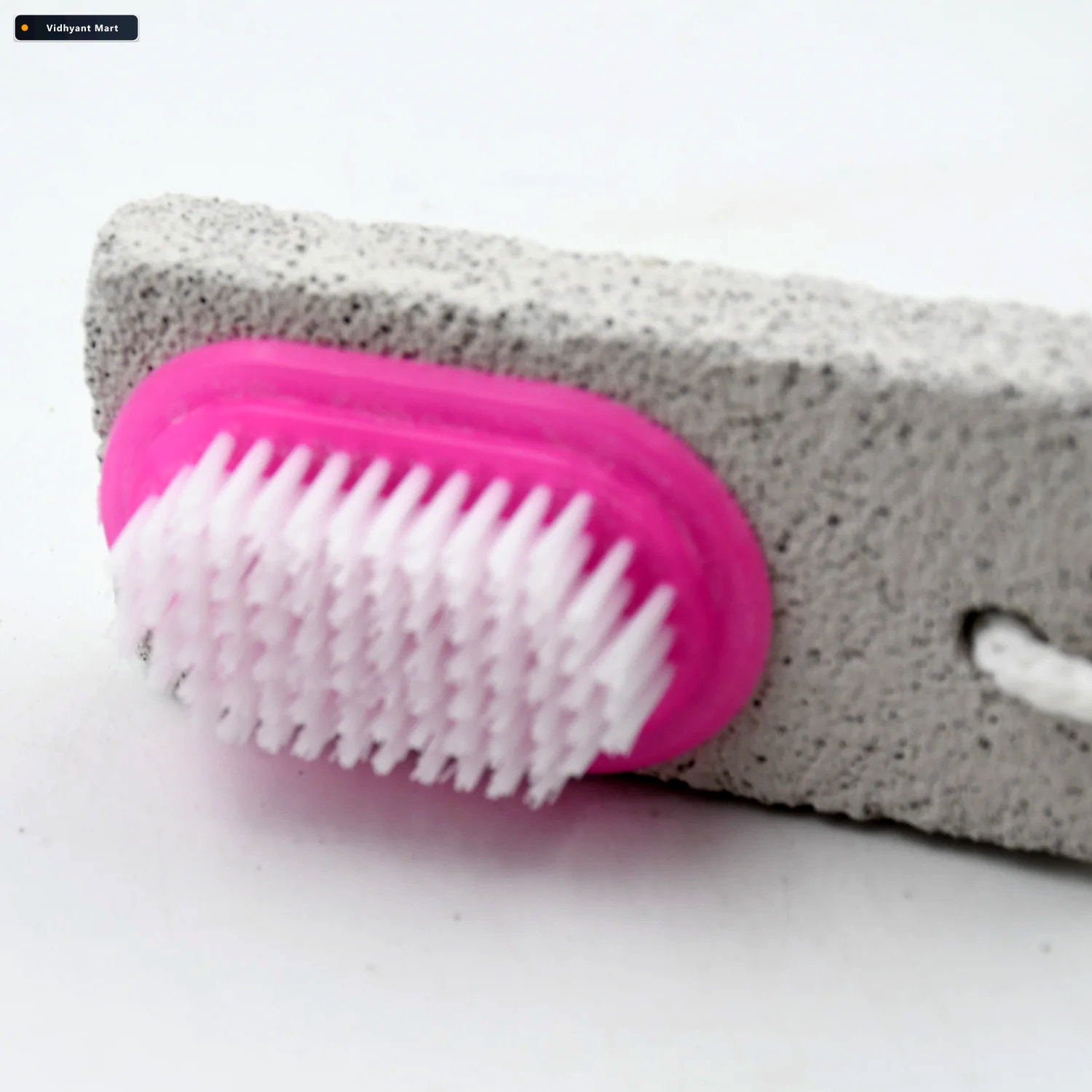 Vidhyant Mart Pumice Stone Foot Scrubber Dual Action Brush Xcelc 3