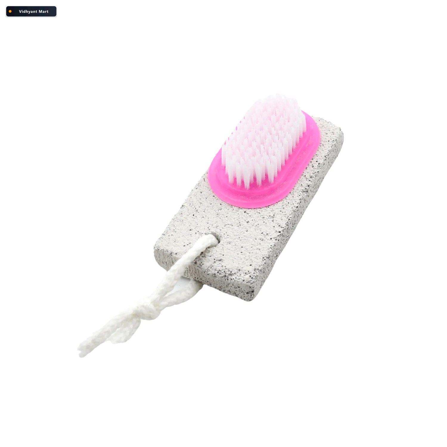 Vidhyant Mart Pumice Stone Foot Scrubber Dual Action Brush Xcelc 4