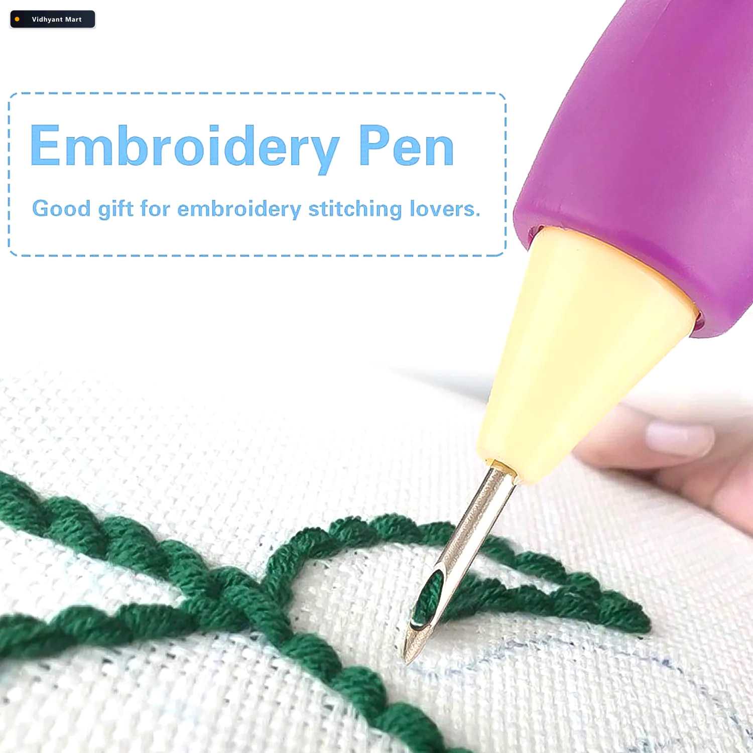 Vidhyant Mart Punch Needle Set Diy Embroidery Craft Kit For Begi 3
