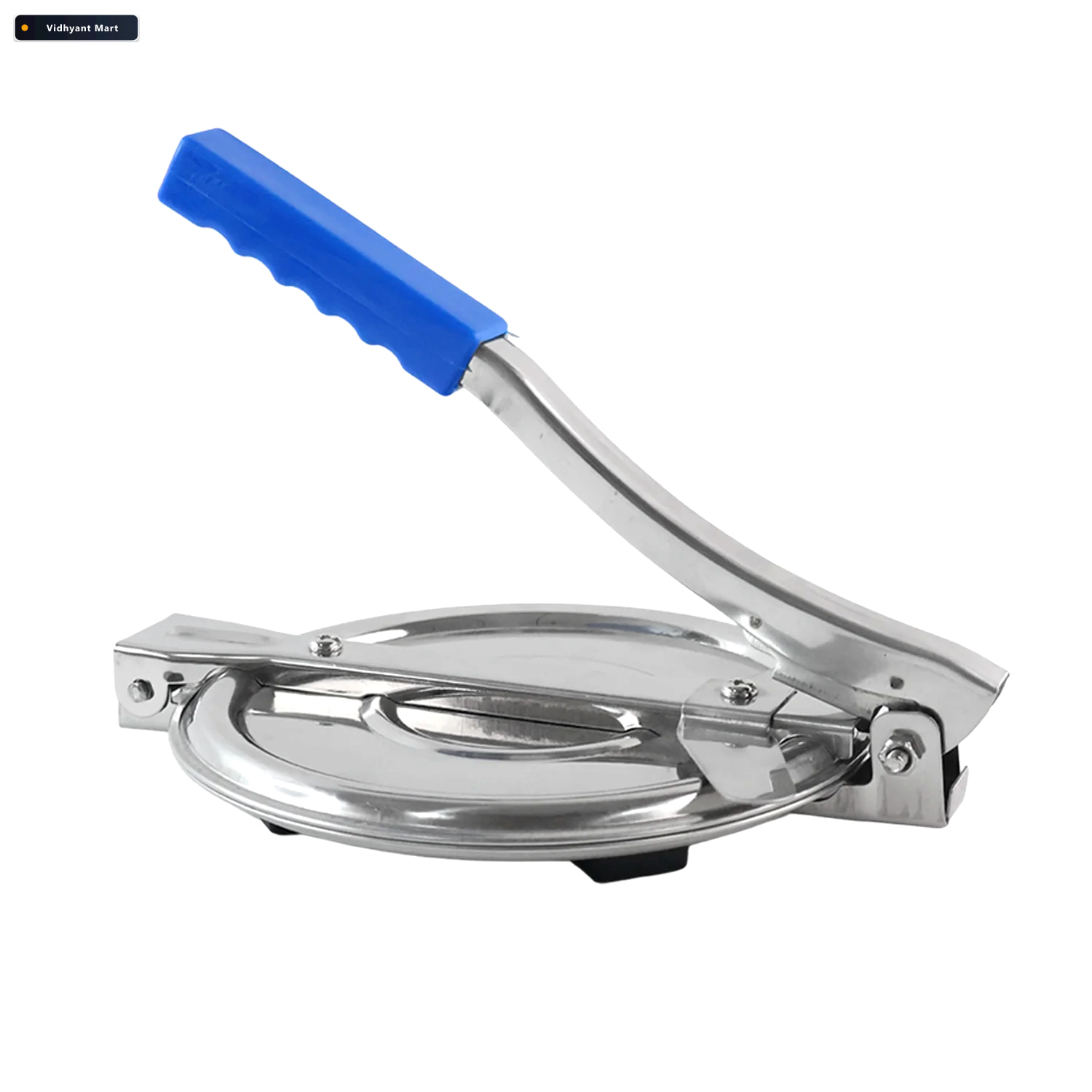 Vidhyant Mart Puri Press Maker Stainless Steel With Non Slip Han 4