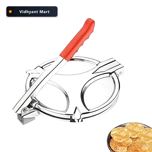 Vidhyant Mart Puri Press Stainless Steel Chapati Papad Maker Ind 2
