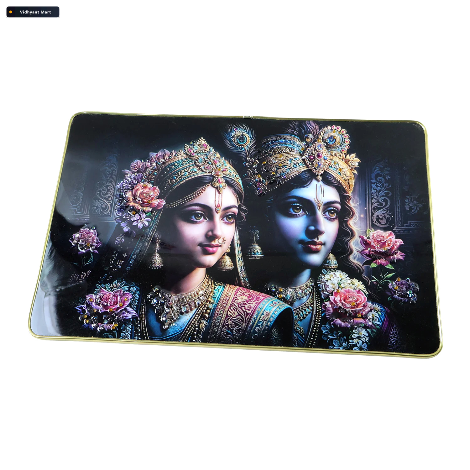 Vidhyant Mart Radha Krishna Wall Painting Divine Art For Home Te 3