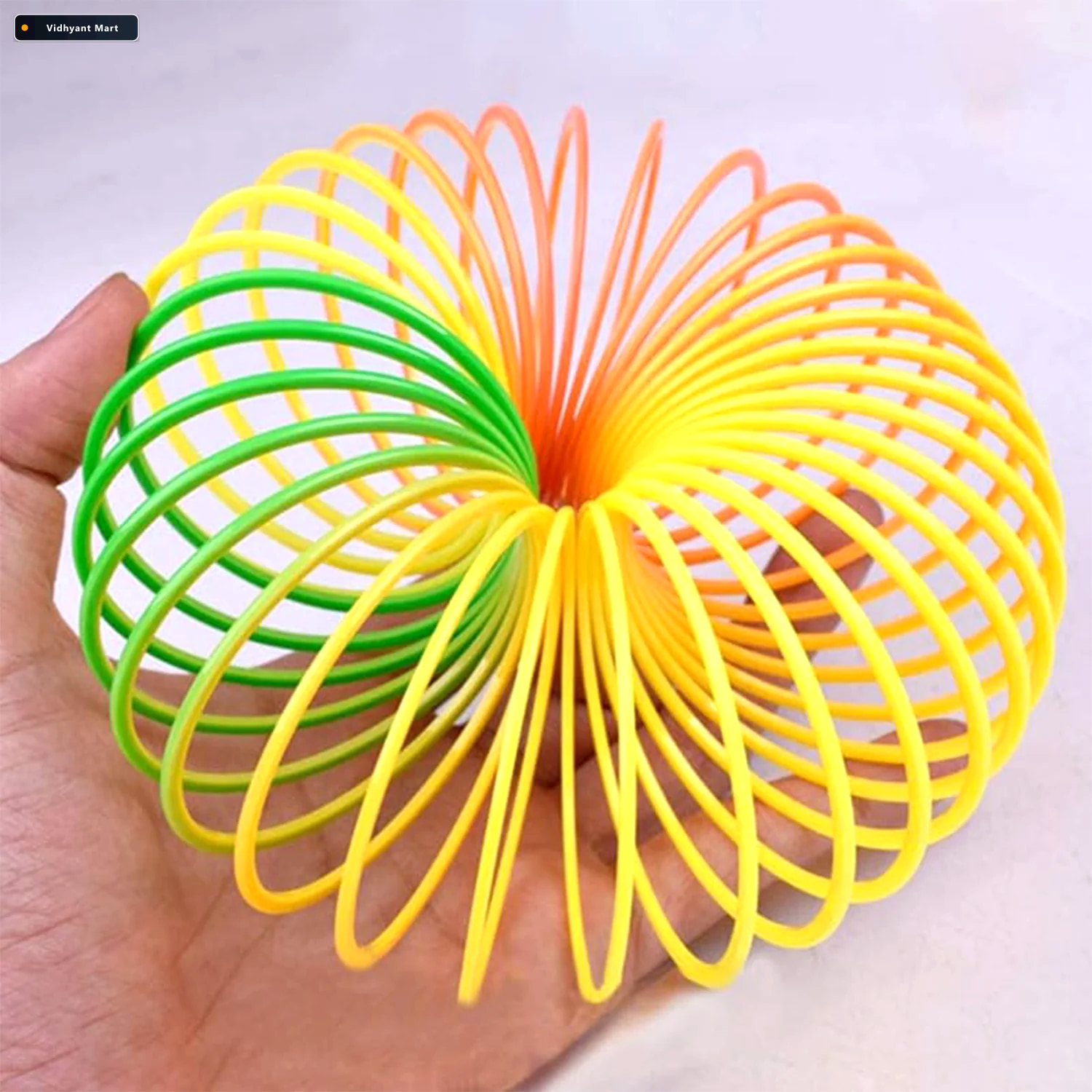 Vidhyant Mart Rainbow Slinky Toy Classic Fidget Stress Relief Li 2