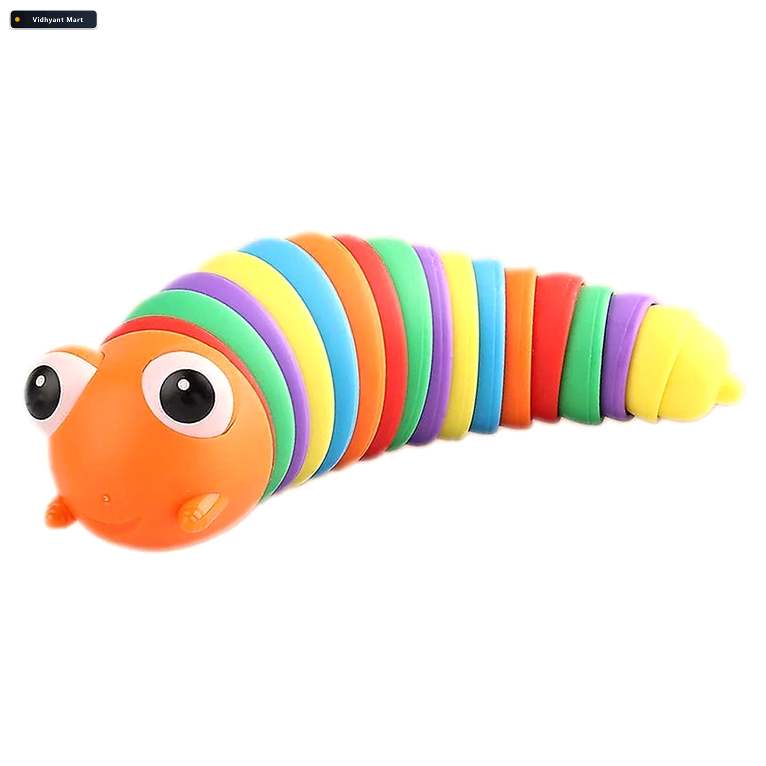 Vidhyant Mart Rainbow Slug Fidget Toy Stress Relief Sensory Play 3