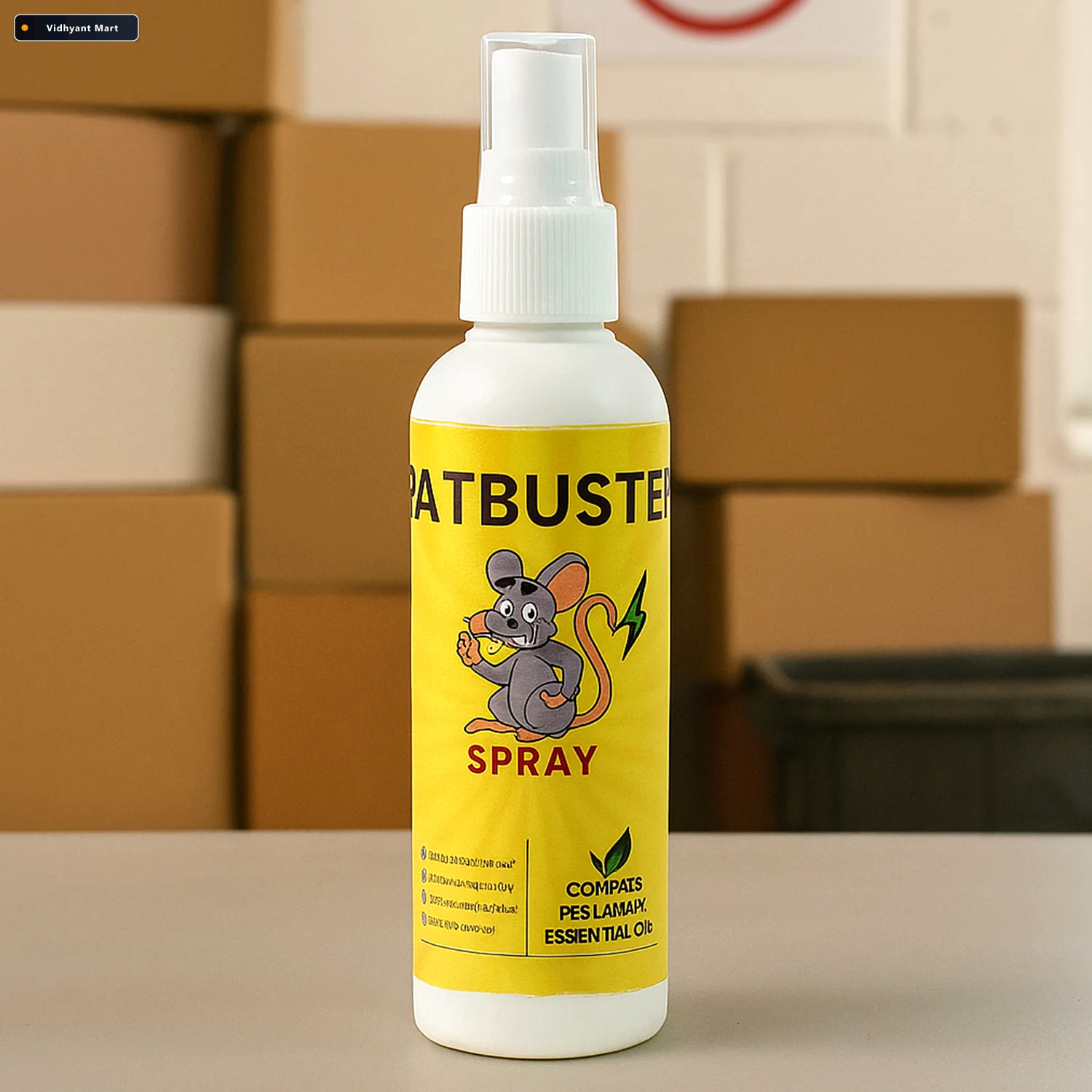 Vidhyant Mart Rat Repellent Spray 100ml Non Toxic Herbal Rodent 1