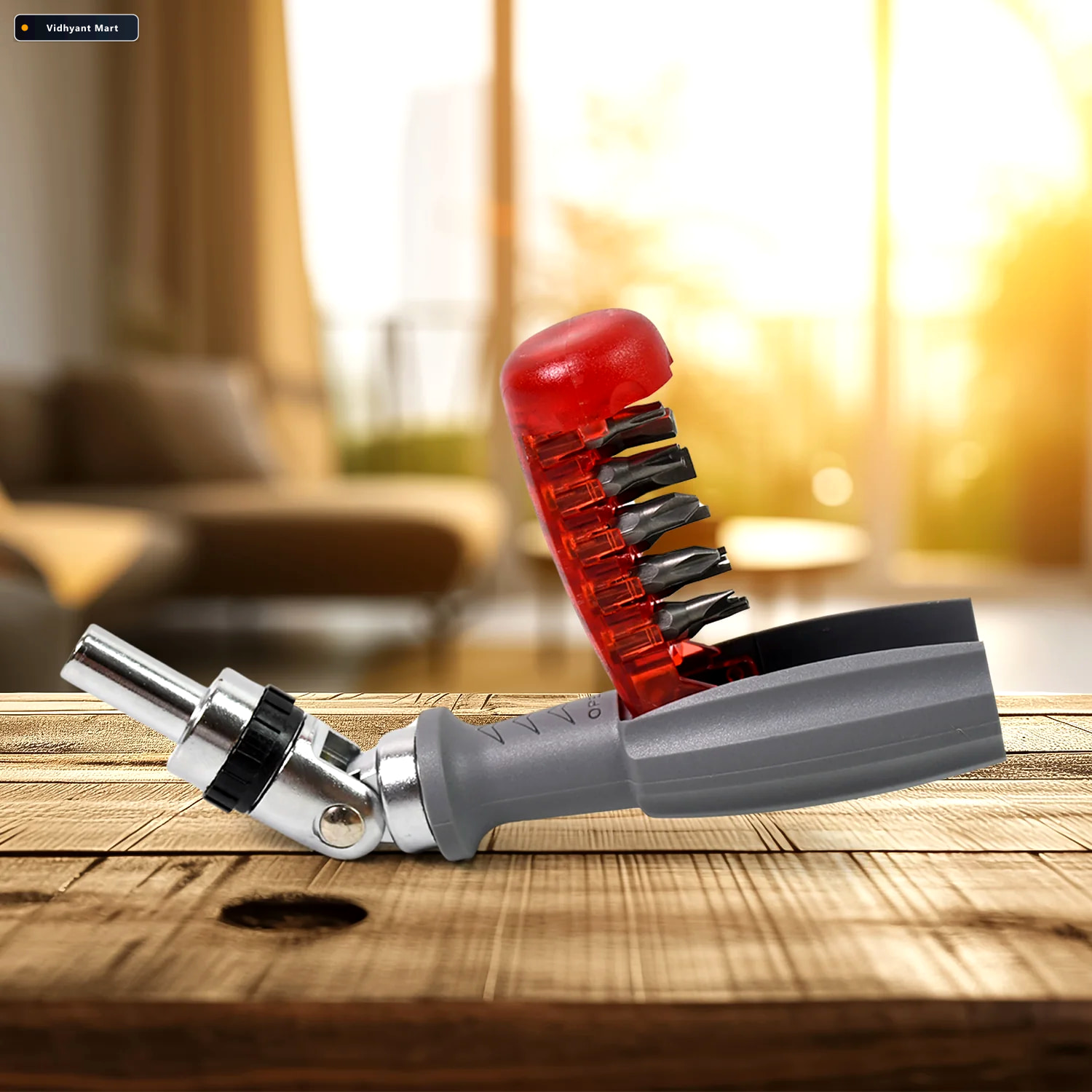 Vidhyant Mart Ratchet Screwdriver Set Adjustable Angle 20 Bits B 2