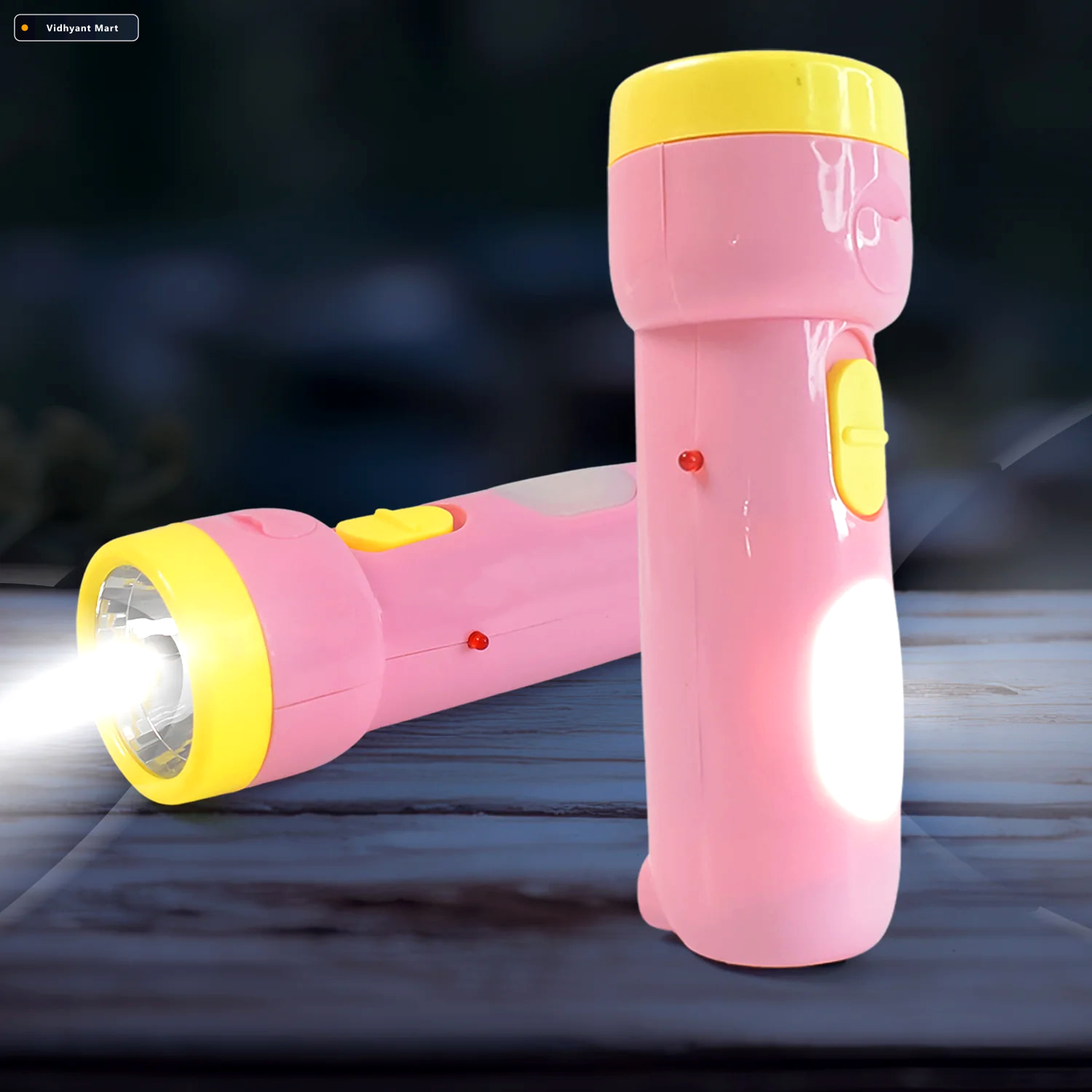 Vidhyant Mart Rechargeable Led Torchlight Compact Bright Portabl 2