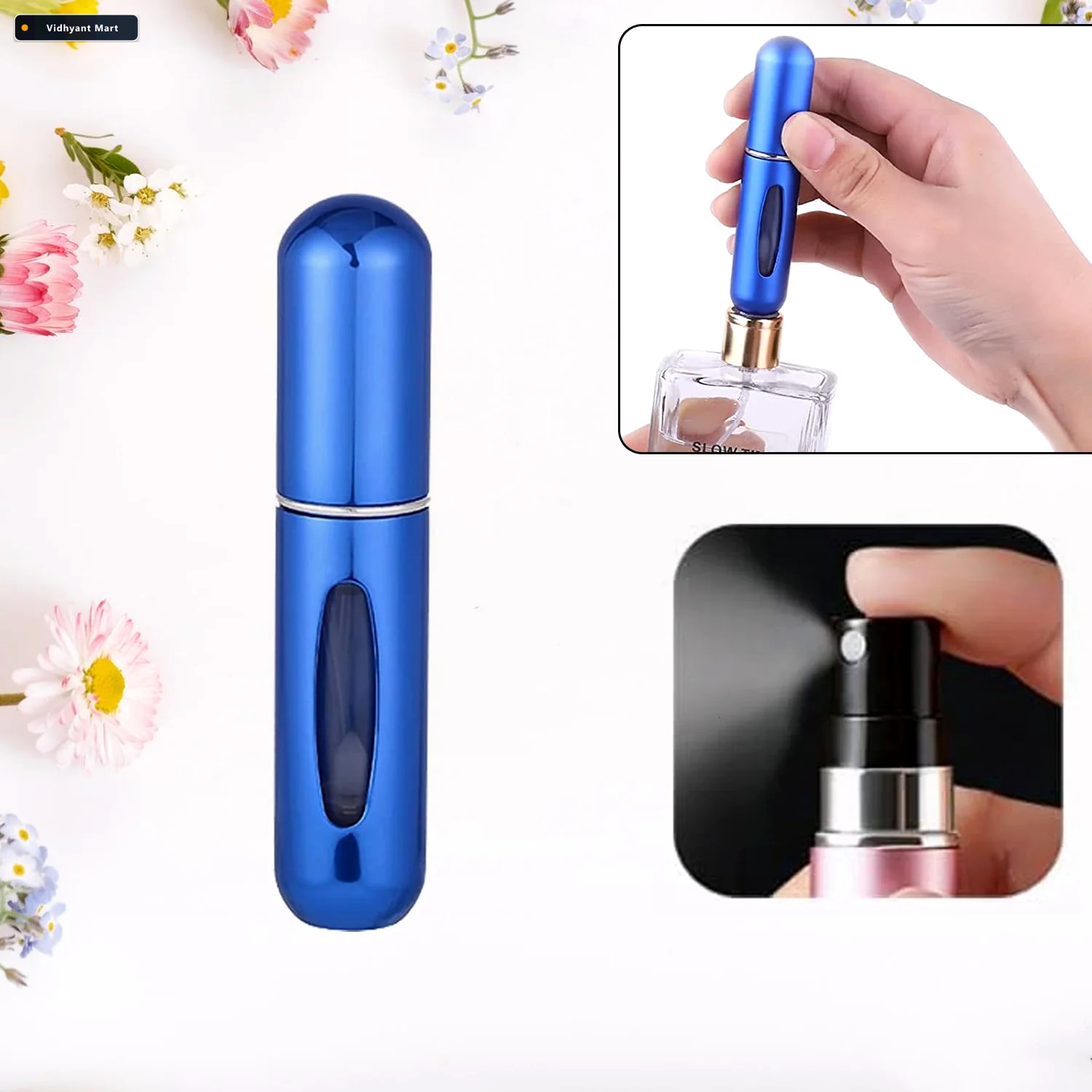 Vidhyant Mart Refillable Perfume Bottle 5ml Travel Spray Own Hyd 1