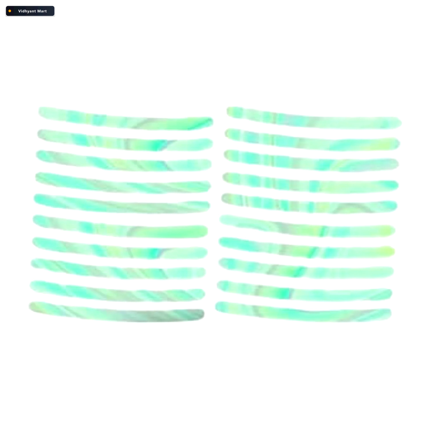 Vidhyant Mart Reflective Car Wheel Stickers Multicolored 20 Pcs 4