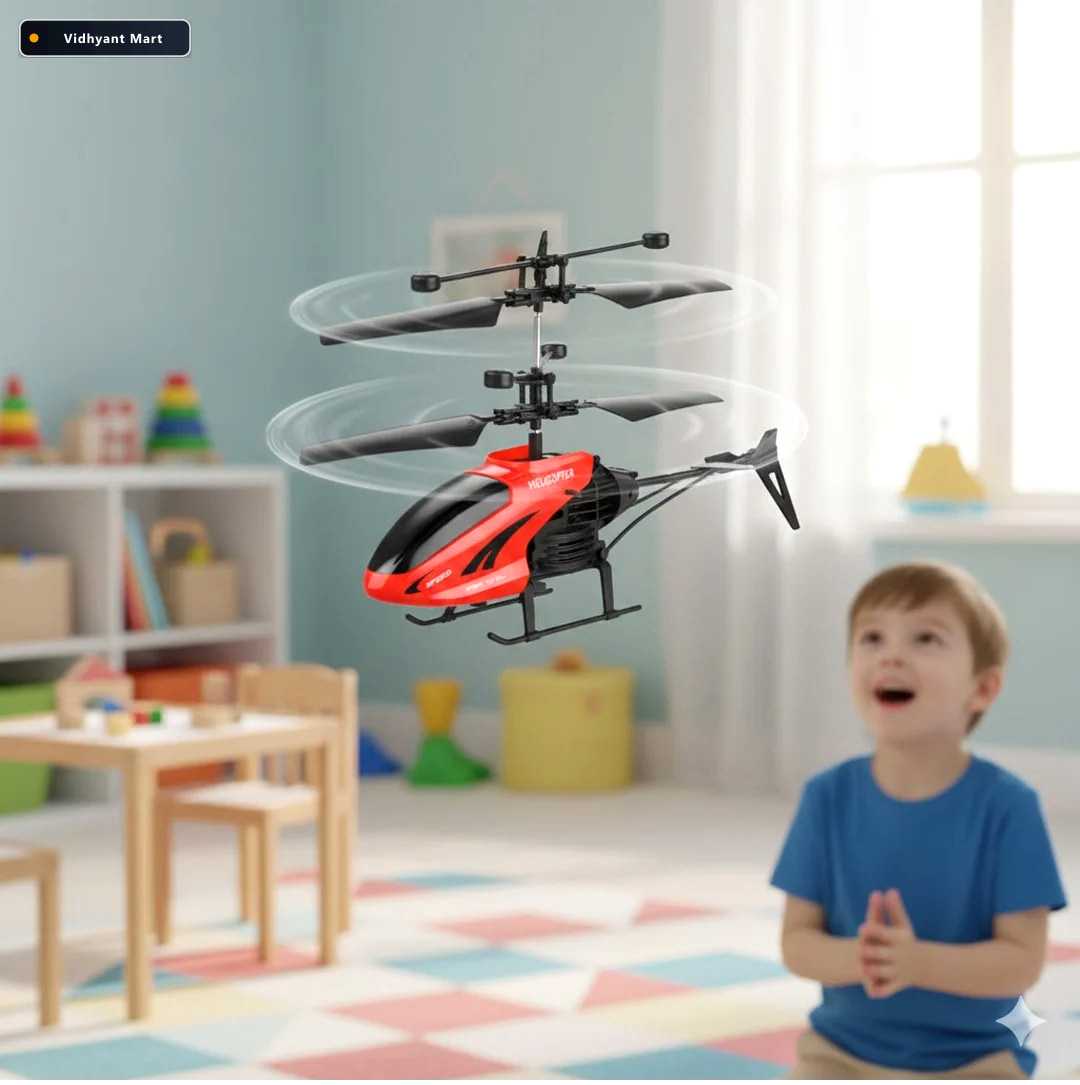 Vidhyant Mart Remote Control Helicopter For Kids Usb Chargeable 3