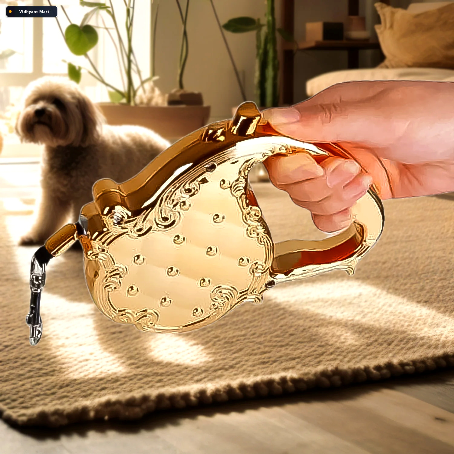 Vidhyant Mart Retractable Dog Leash 3m Telescopic Pet Lead Waggy 3