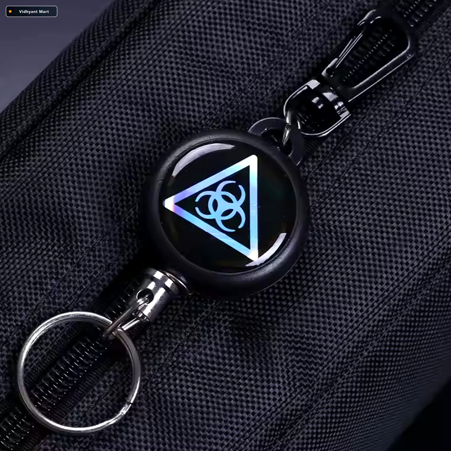 Vidhyant Mart Retractable Key Chain Anti Lost Steel Wire Reel Ve 3