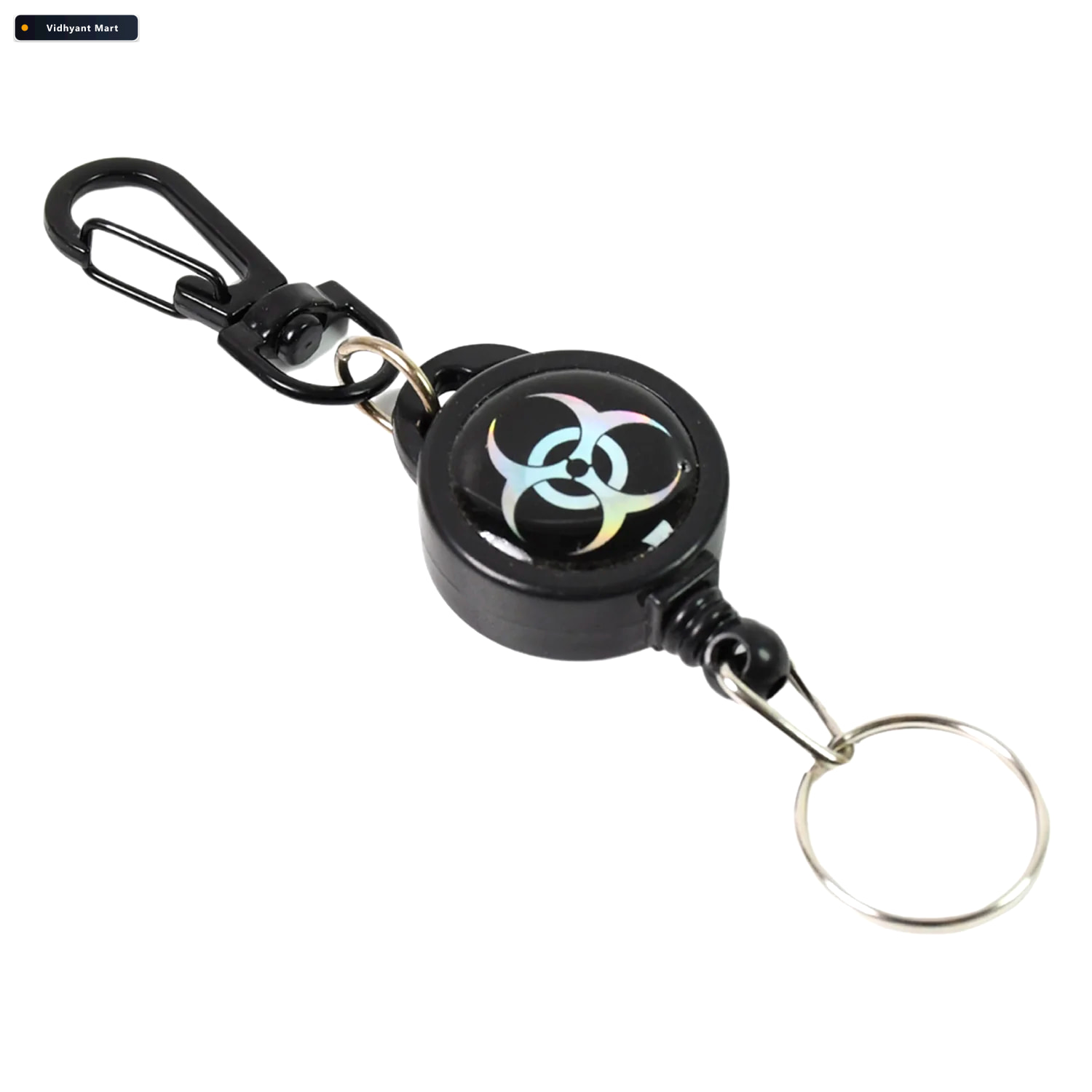 Vidhyant Mart Retractable Key Chain Anti Lost Steel Wire Reel Ve 4