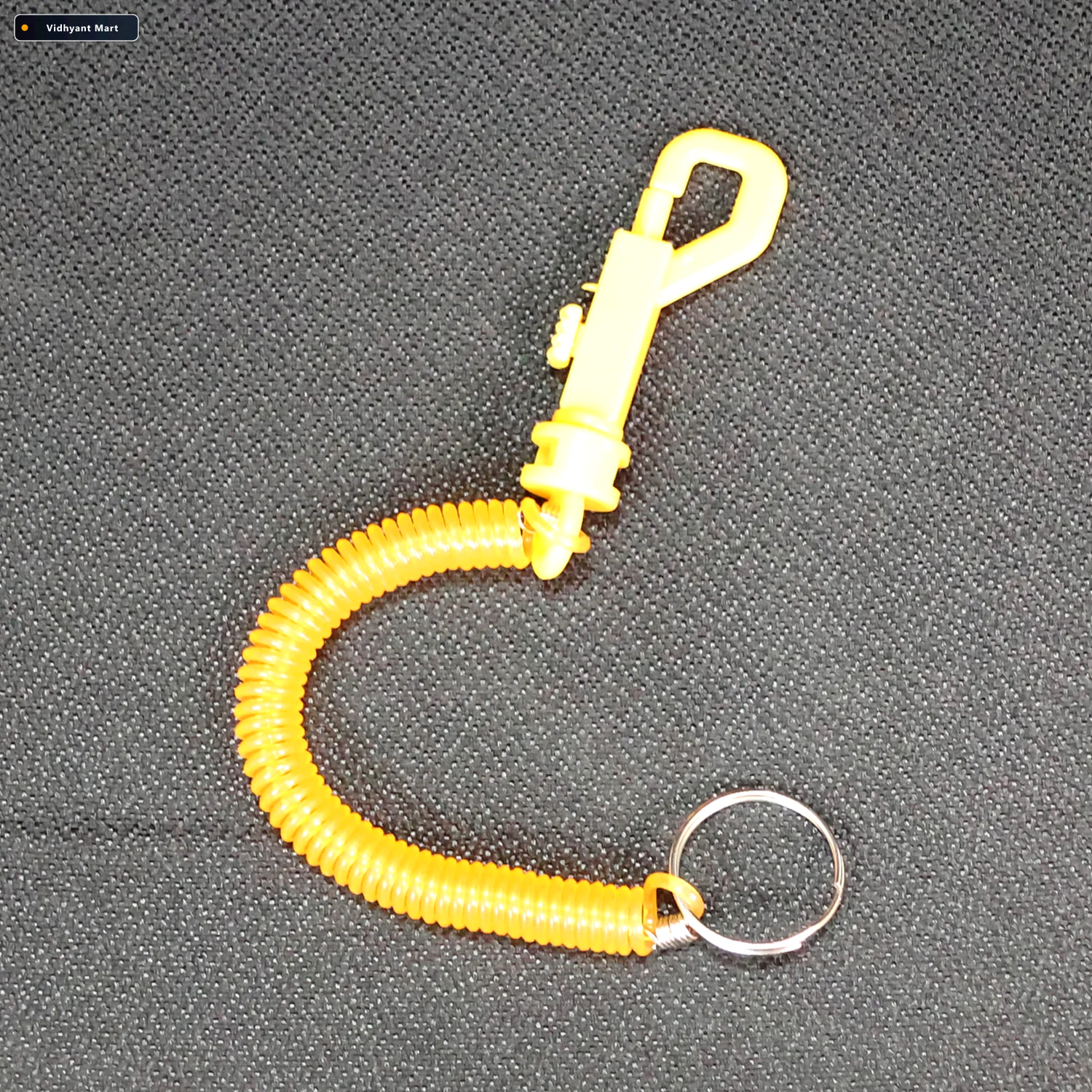 Vidhyant Mart Retractable Keychain Durable Coiled Key Holder Wit 1