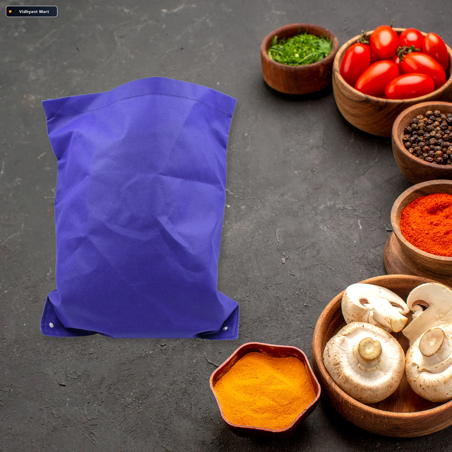 Vidhyant Mart Reusable Grocery Bag Small Eco Friendly Handle Fre 2
