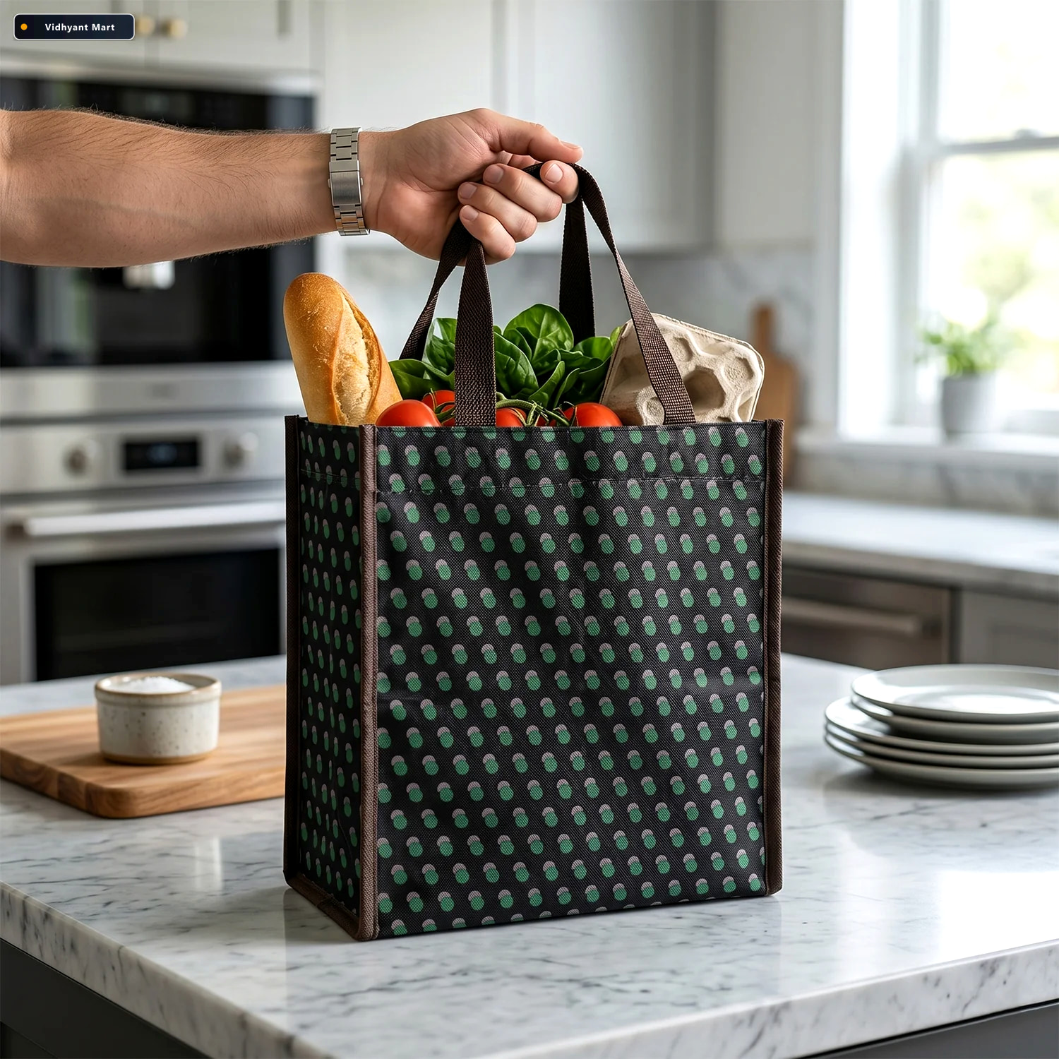 Vidhyant Mart Reusable Multipurpose Carry Bag Eco Friendly Durab 2