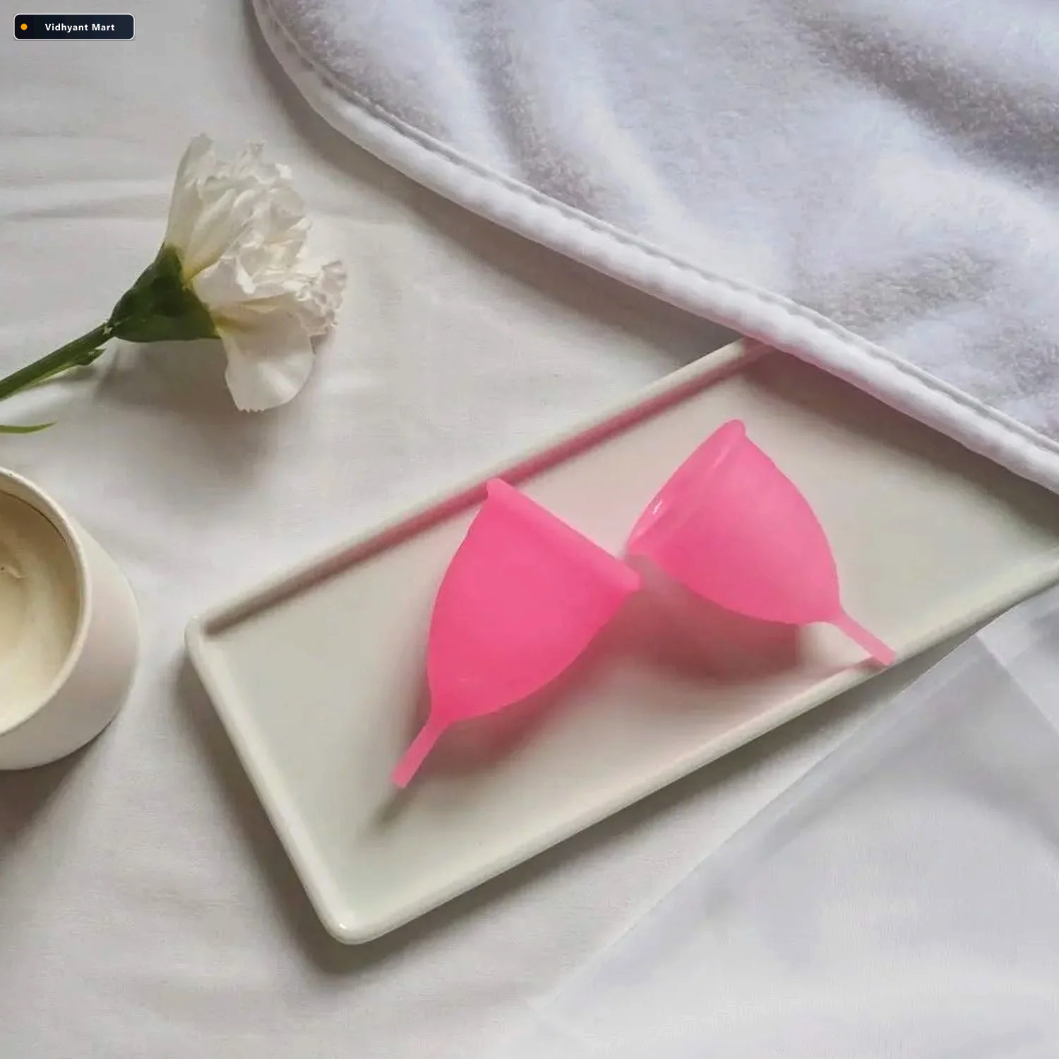 Vidhyant Mart Reusable Silicone Menstrual Cup For Personal Care 2
