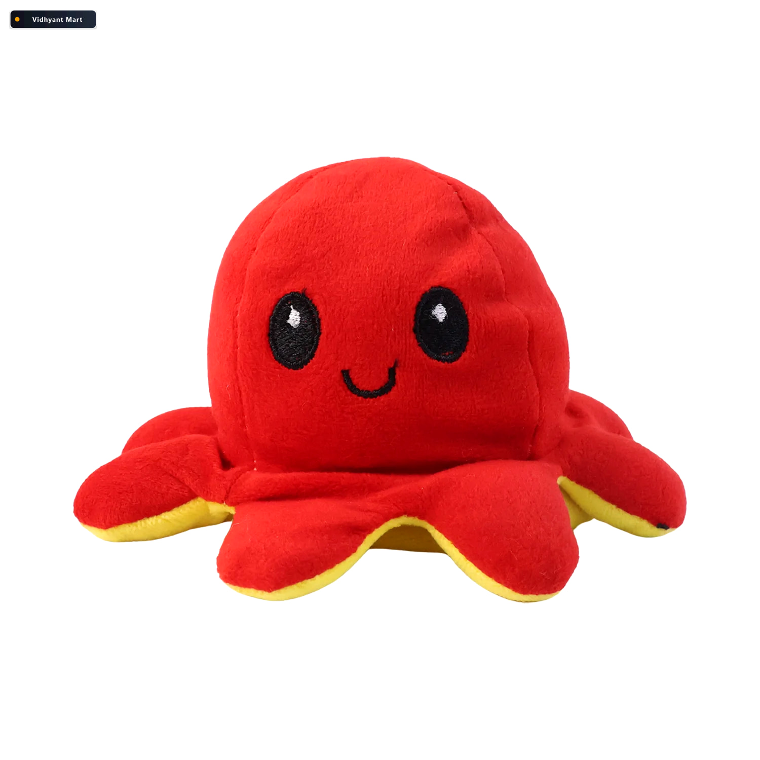 Vidhyant Mart Reversible Octopus Plush Toy Express Moods With So 4