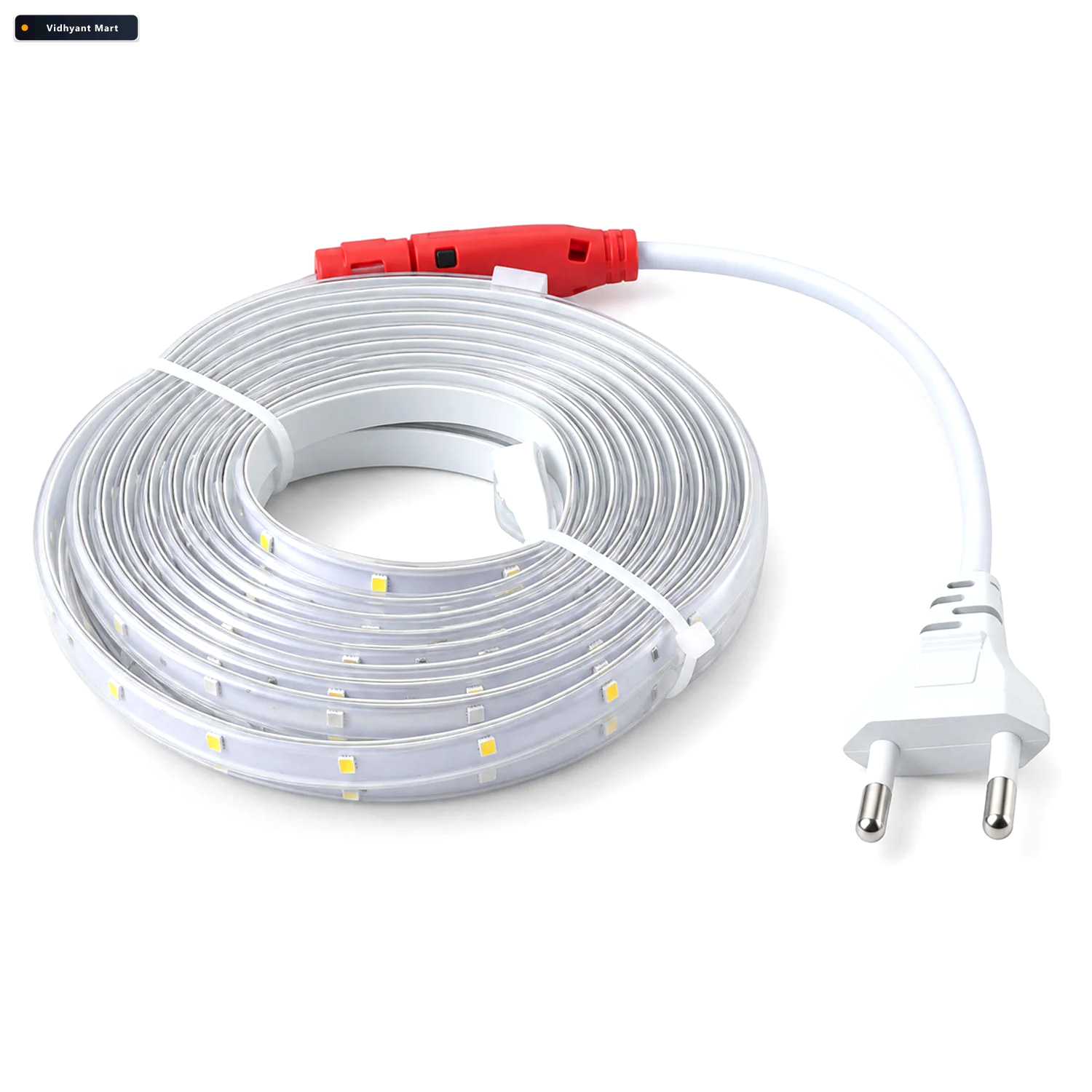 Vidhyant Mart Rgb Decorative Led Running Rope Light With Inline 4