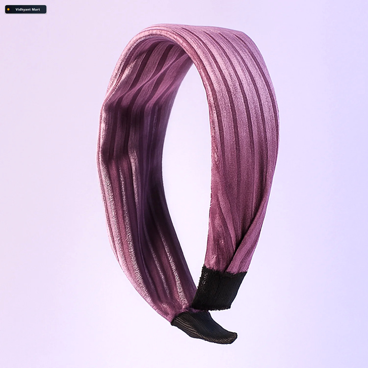 Vidhyant Mart Ribbed Knot Hairband For Women Soft Stylish Comfor 2