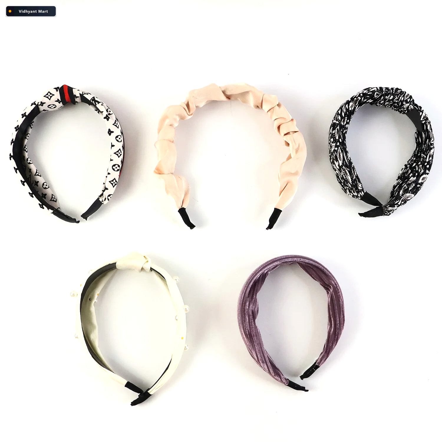 Vidhyant Mart Ribbed Knot Hairband For Women Soft Stylish Comfor 4