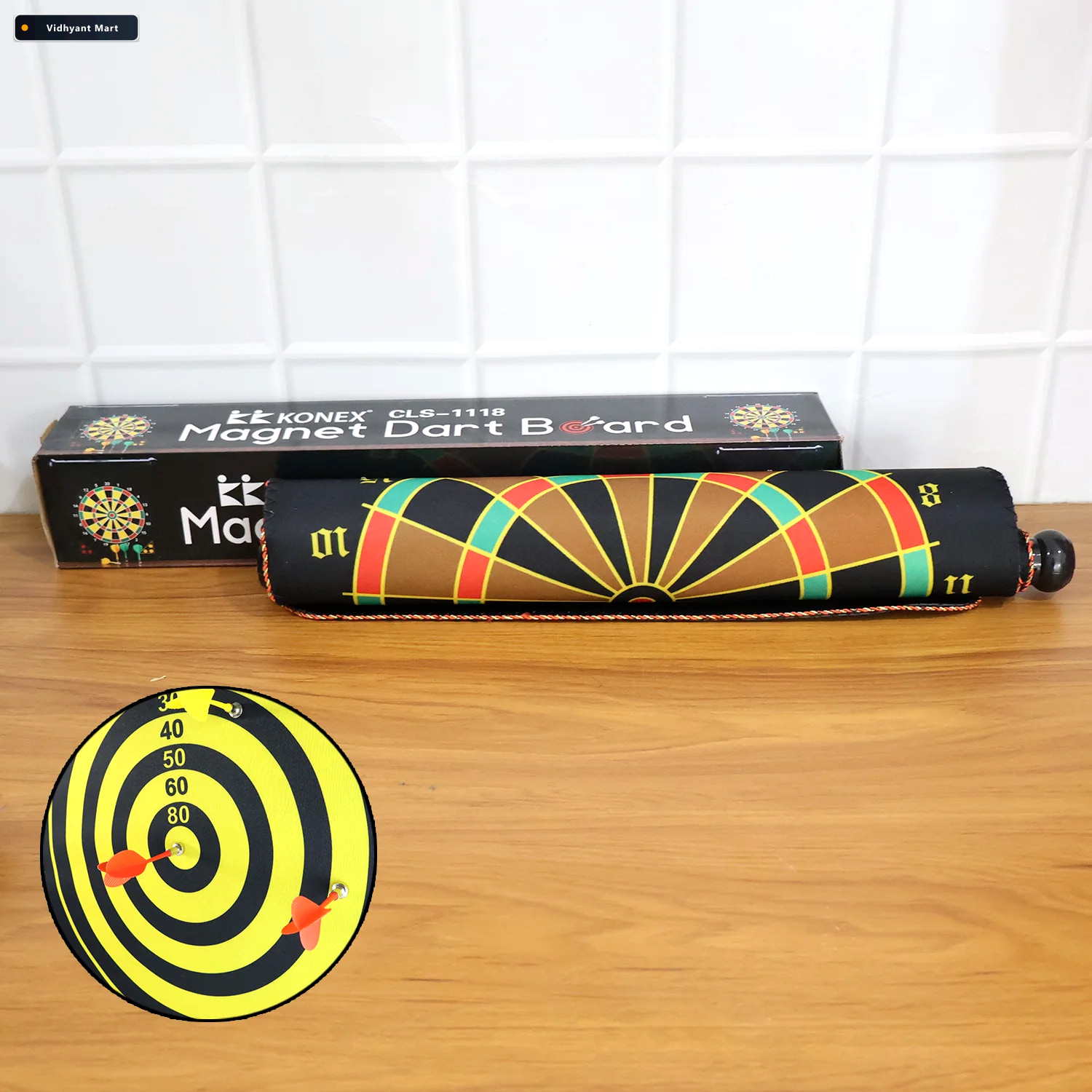 Vidhyant Mart Roll Up Dartboard Game Portable Double Sided Targe 3