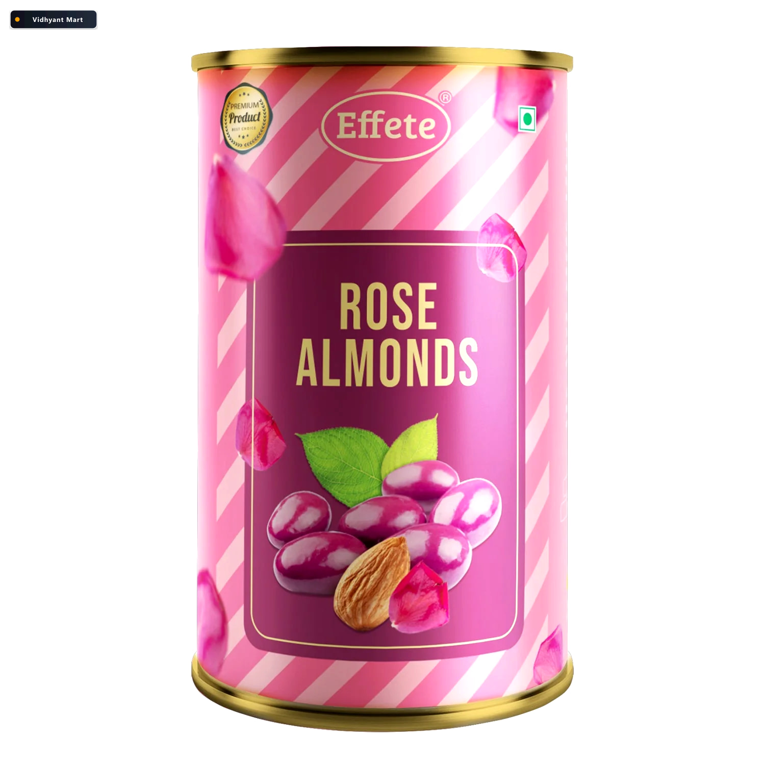 Vidhyant Mart Rose Almonds Chocolate Crunchy Fragrant Treat 3