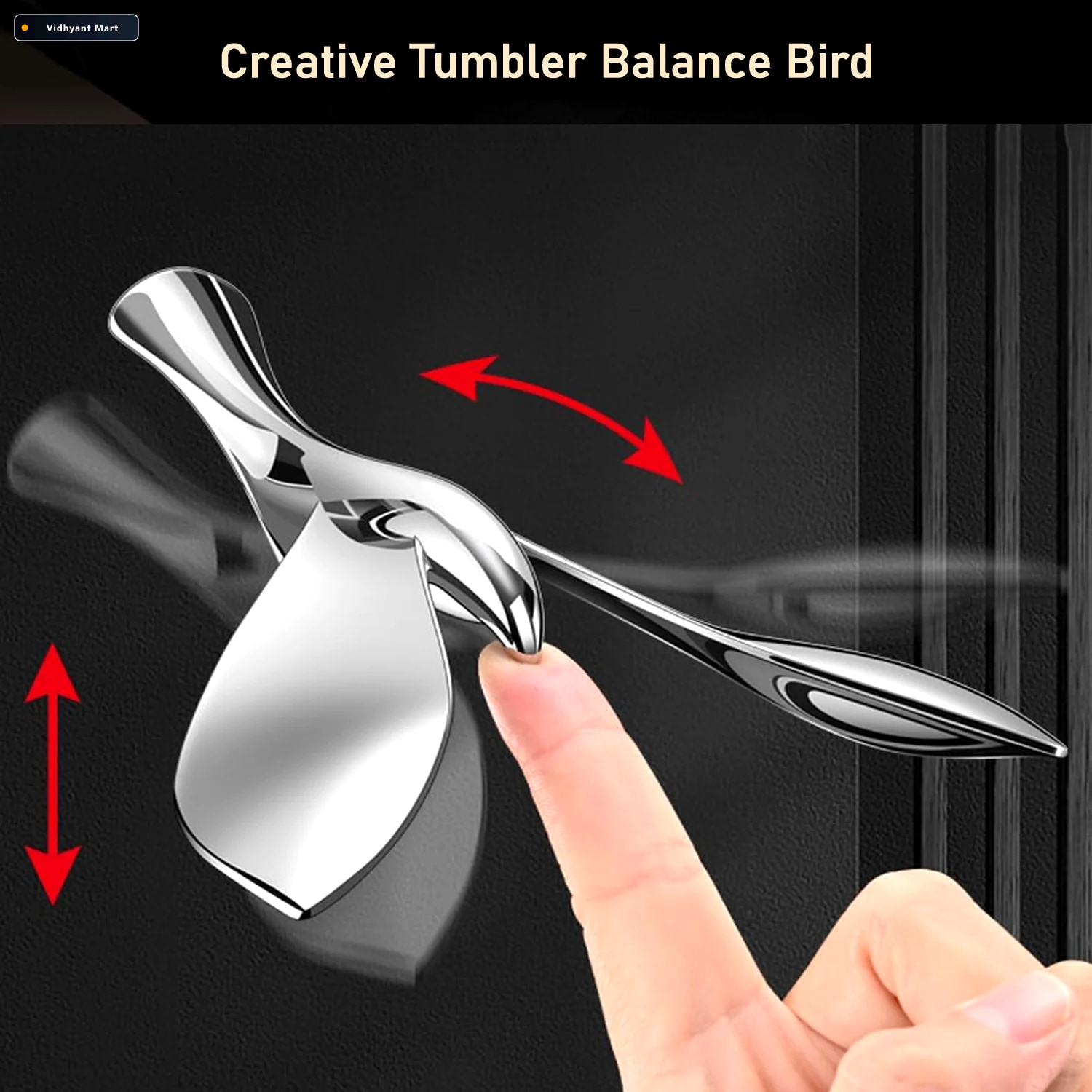 Vidhyant Mart Rotating Bird Bottle Opener Magnetic Cap Catcher F 3